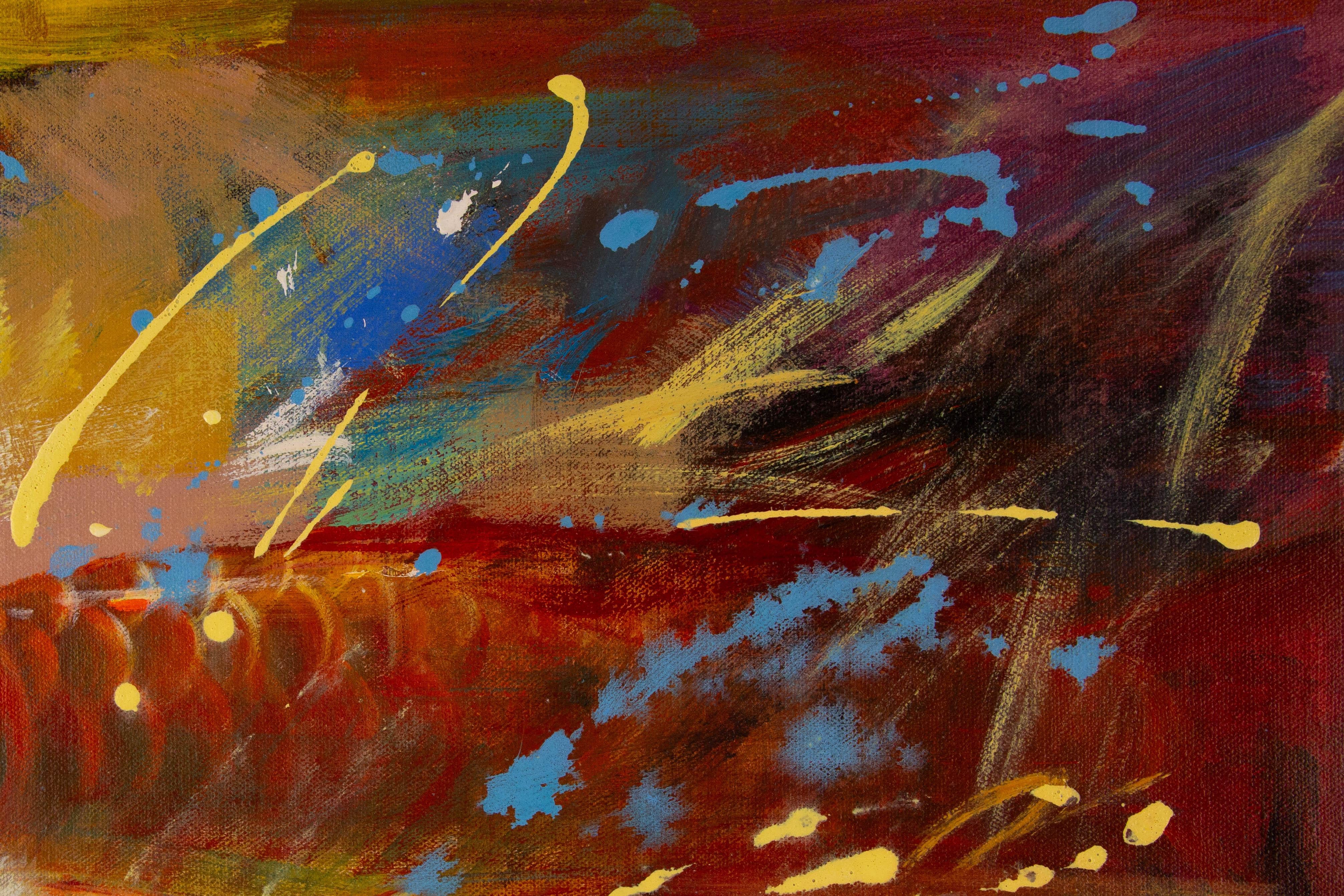 Olio su tela originale contemporaneo di Tao Wang 