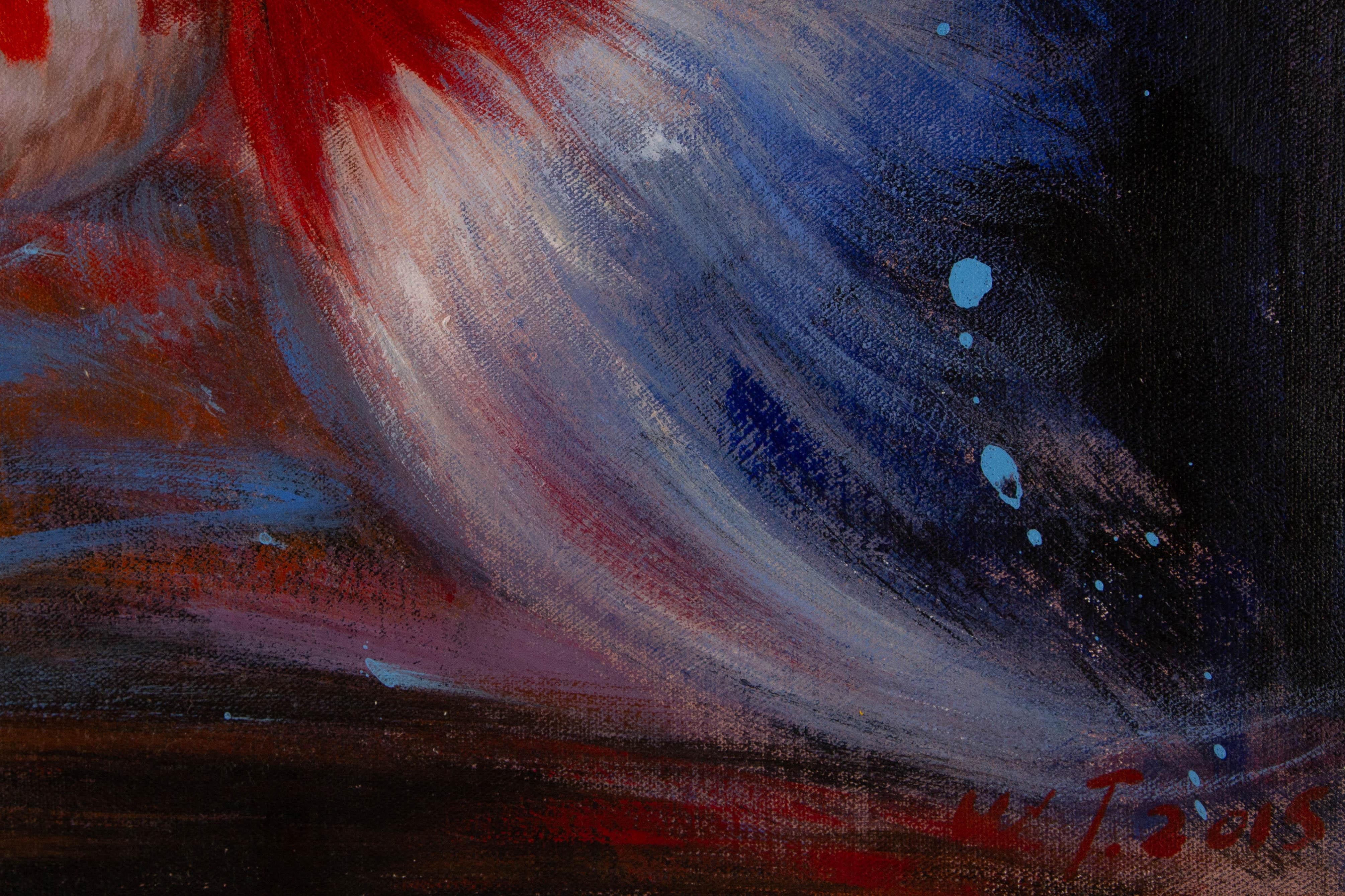 Tao Wang Peinture à l'huile originale contemporaine 
