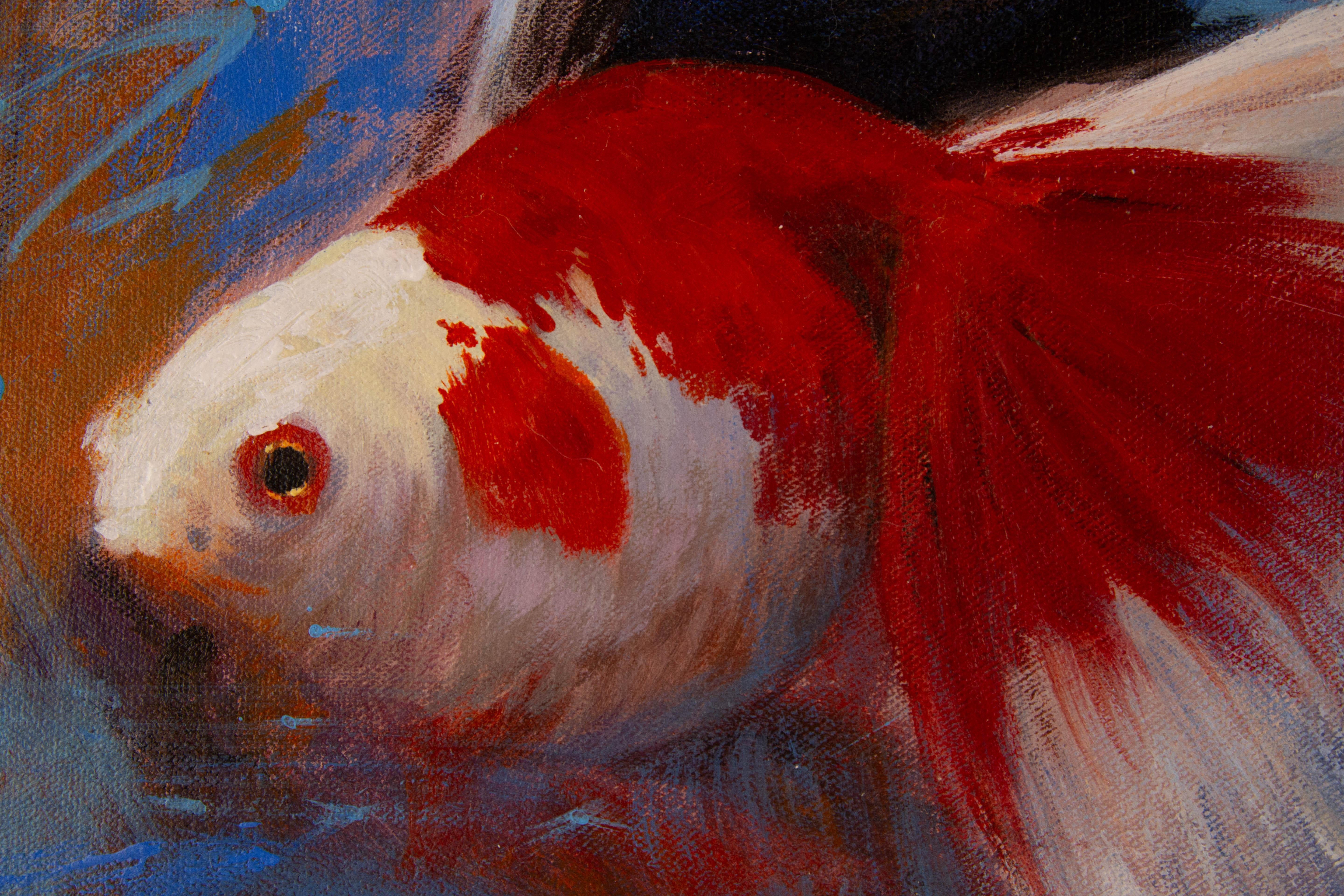 Tao Wang Peinture à l'huile originale contemporaine 