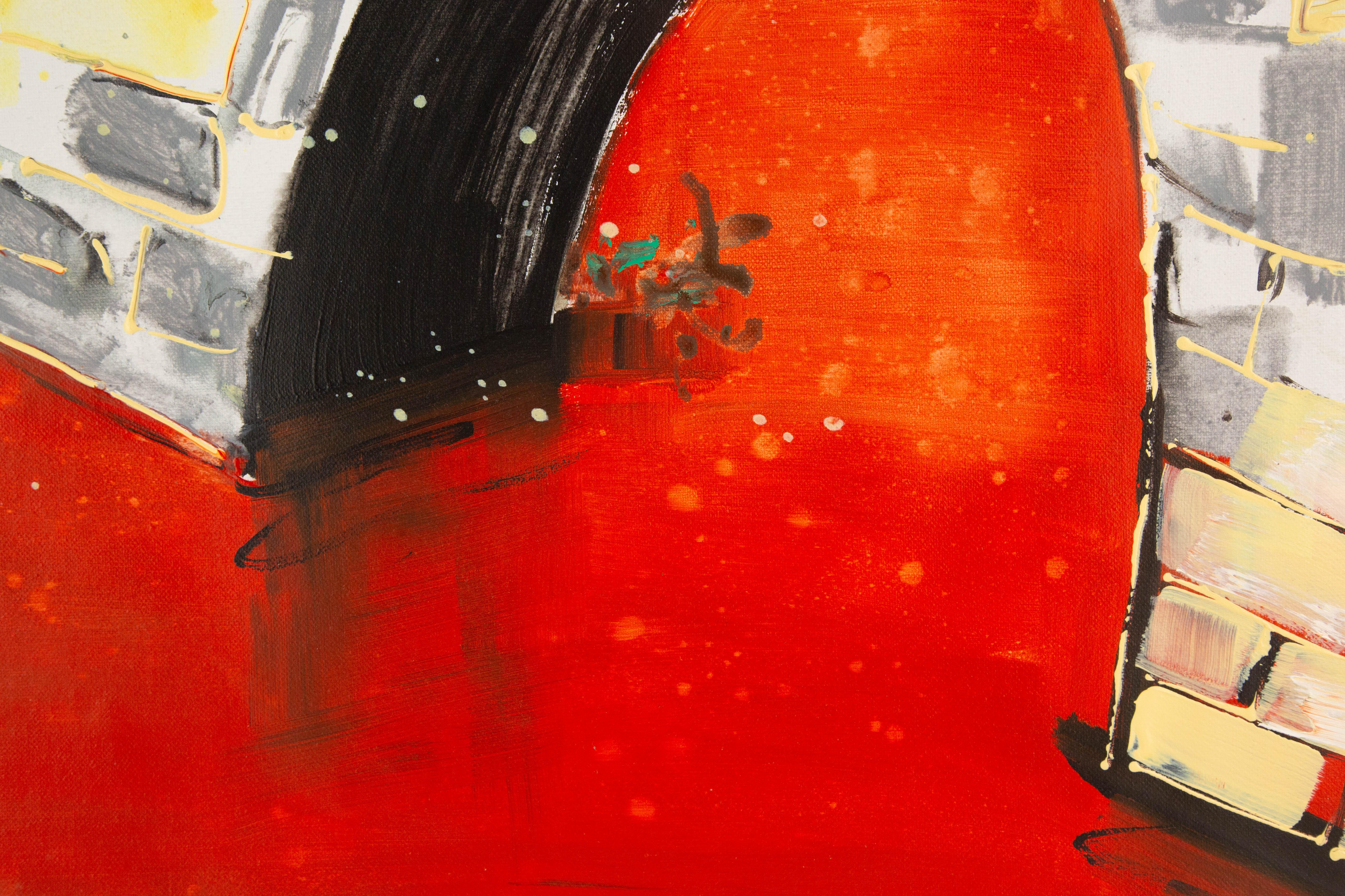 Tao Wang Zeitgenössisches Original-Ölgemälde 
