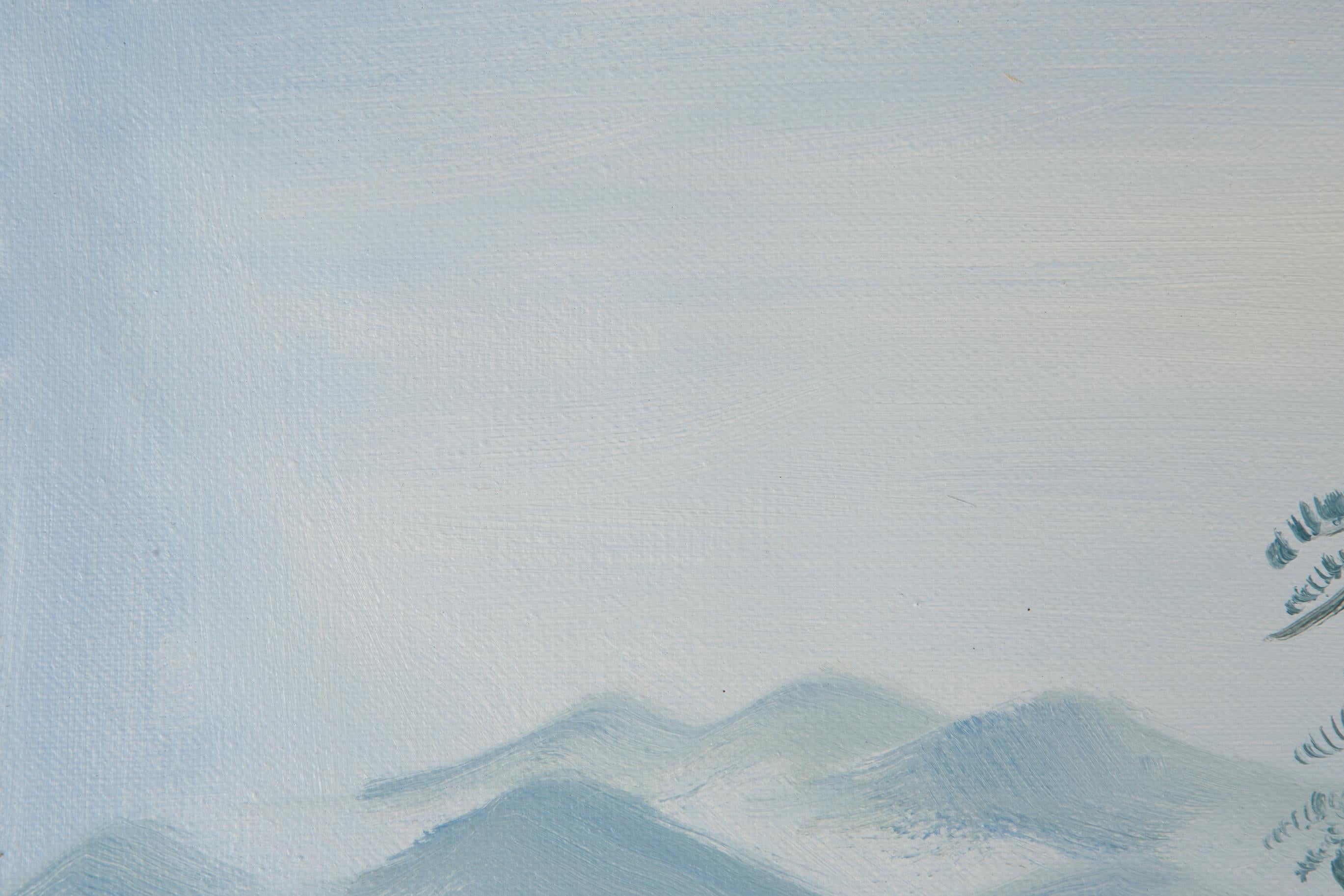 Impressionistisches Original Ölgemälde auf Leinwand „Shan Yin Dao Shang II“ von Tao Yu, Tao Yu im Angebot 1