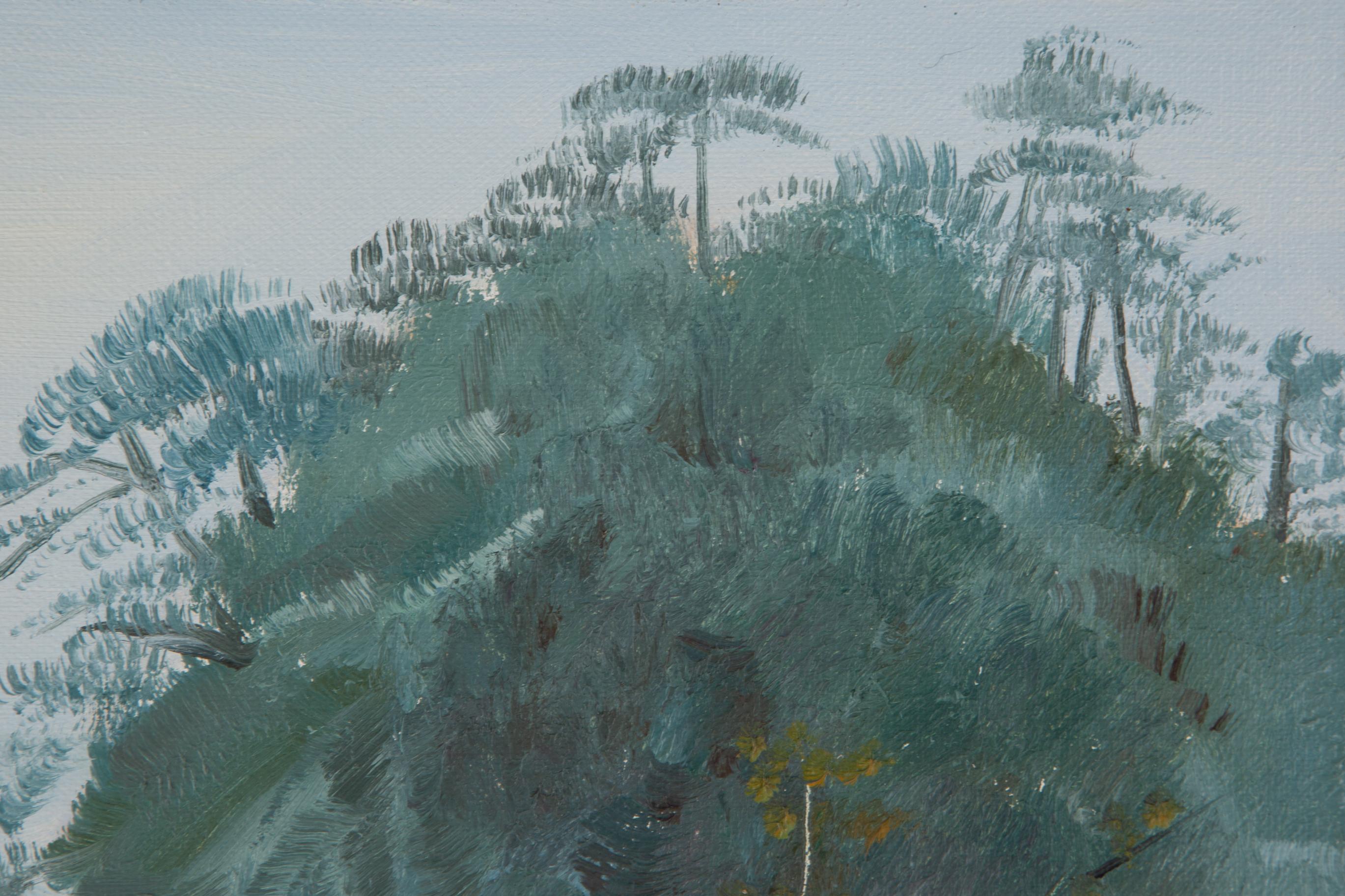 Impressionistisches Original Ölgemälde auf Leinwand „Shan Yin Dao Shang II“ von Tao Yu, Tao Yu im Angebot 2