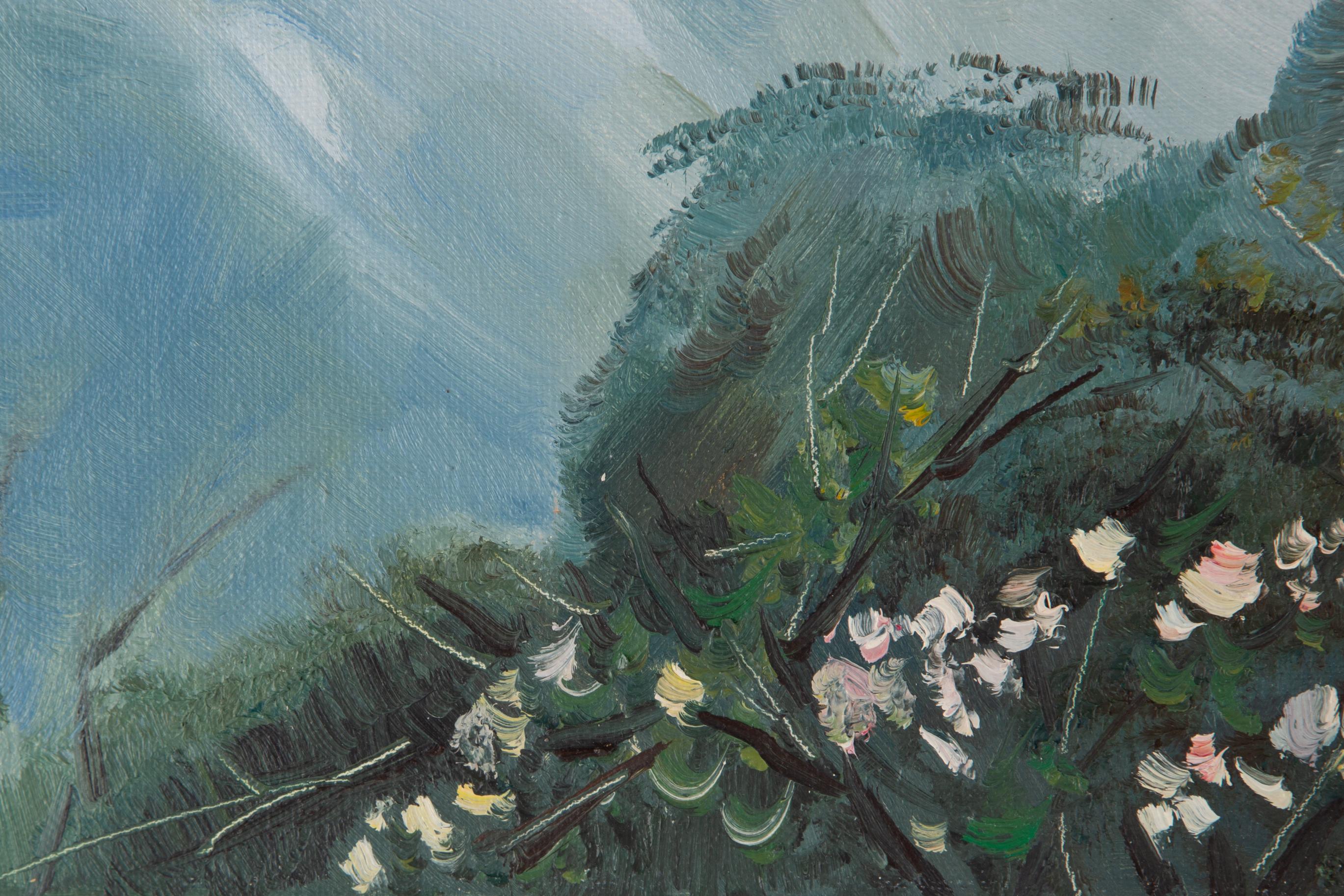 Impressionistisches Original Ölgemälde auf Leinwand „Shan Yin Dao Shang II“ von Tao Yu, Tao Yu im Angebot 3