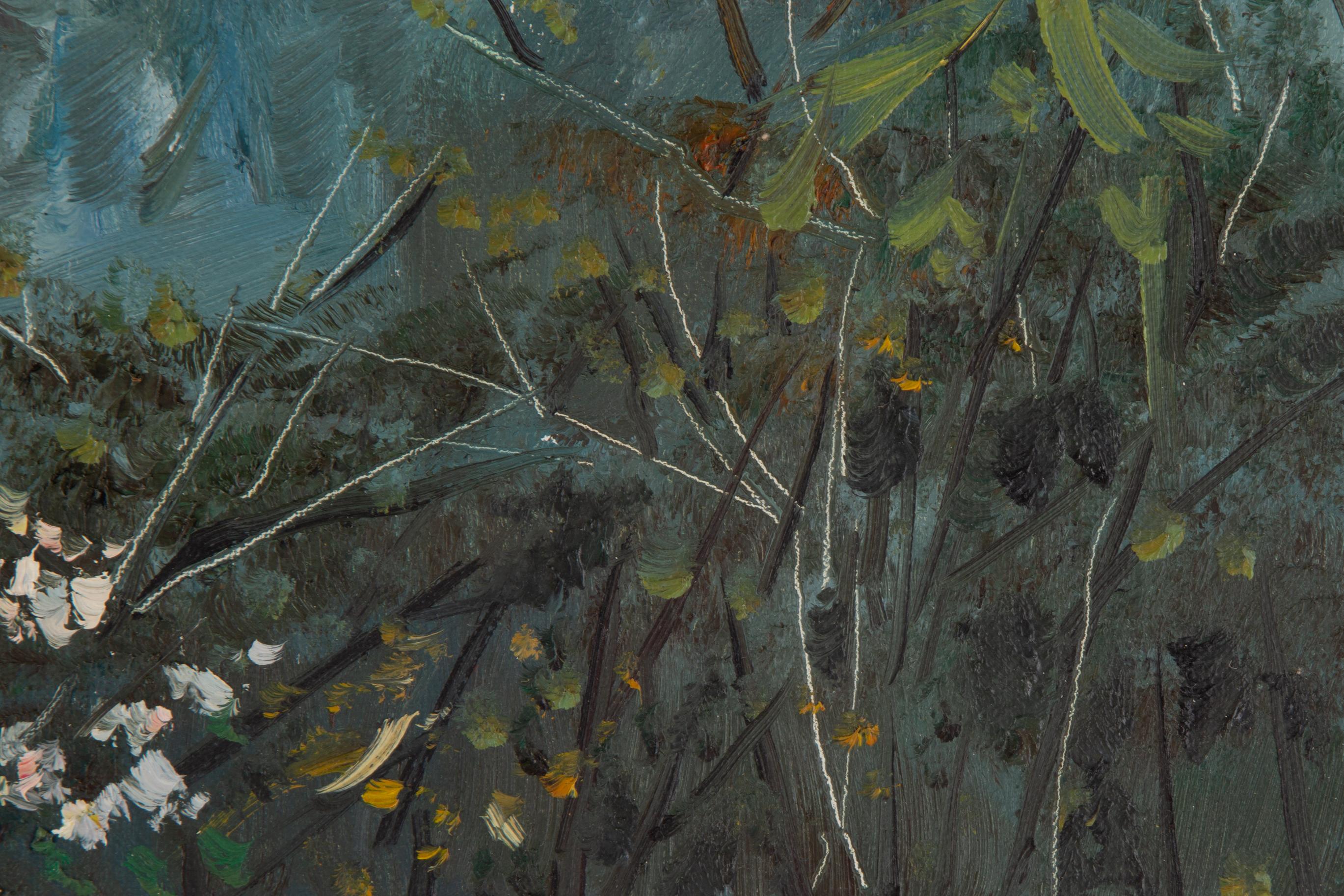 Impressionistisches Original Ölgemälde auf Leinwand „Shan Yin Dao Shang II“ von Tao Yu, Tao Yu im Angebot 4