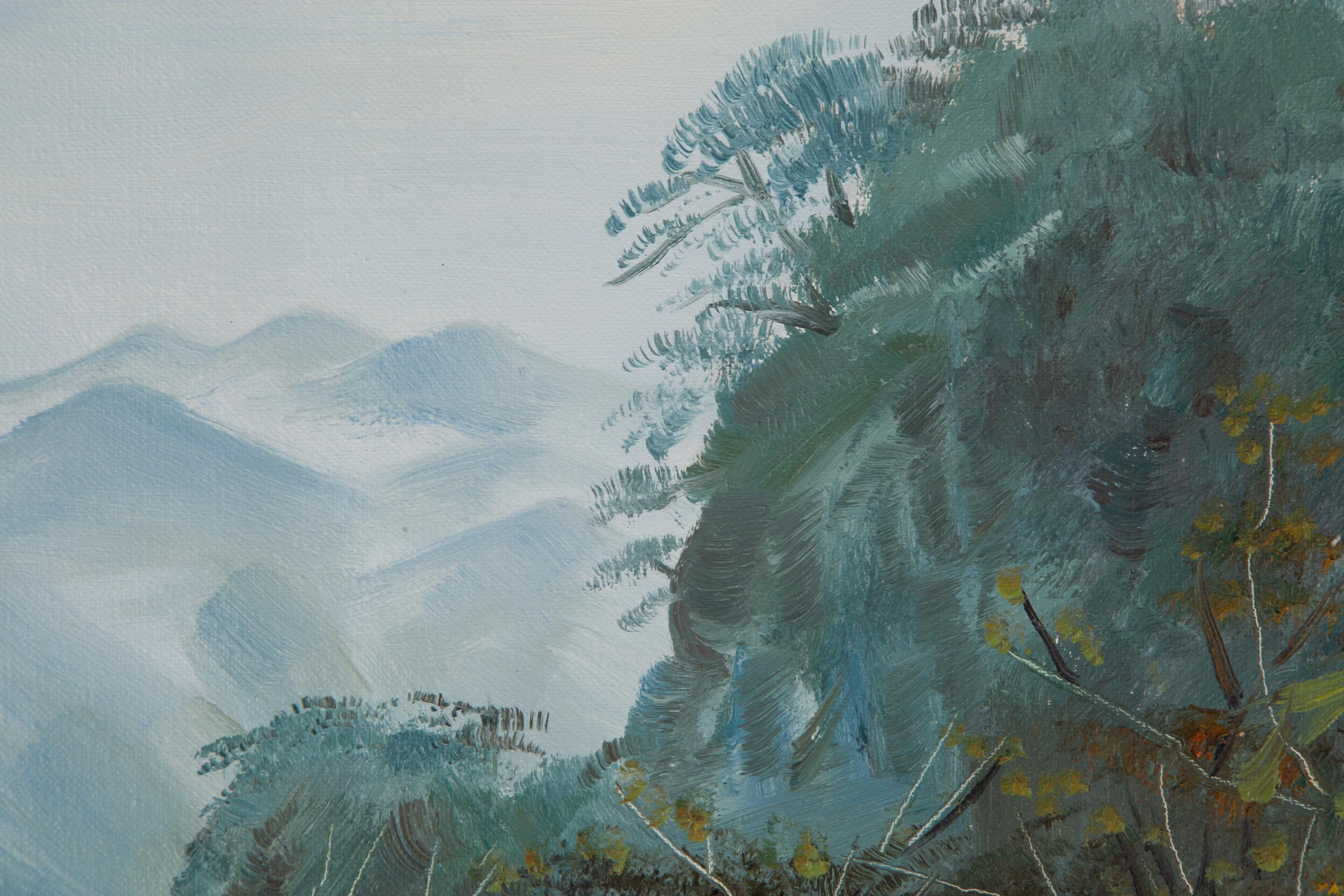 Impressionistisches Original Ölgemälde auf Leinwand „Shan Yin Dao Shang II“ von Tao Yu, Tao Yu im Angebot 5
