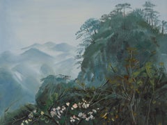 Huile sur toile impressionniste originale Tao Yu « Han Yin Dao Shang II »