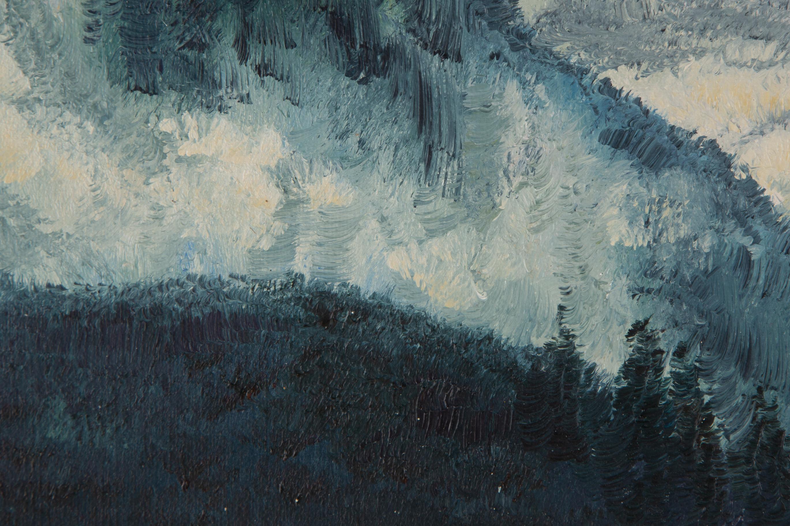 Impressionistisches Original Ölgemälde auf Leinwand „Shan Yin Dao Shang V“ von Tao Yu im Angebot 3