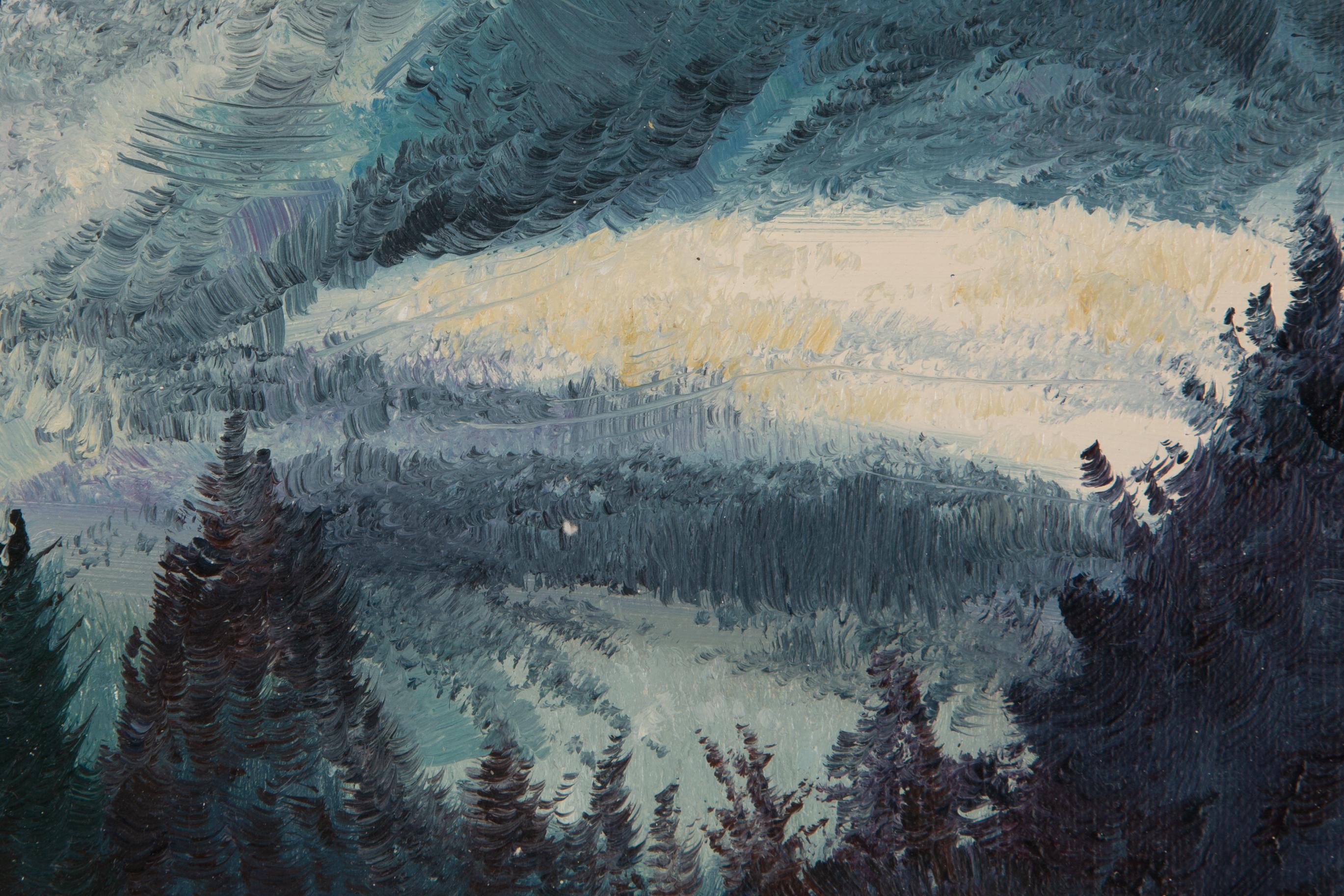 Impressionistisches Original Ölgemälde auf Leinwand „Shan Yin Dao Shang V“ von Tao Yu im Angebot 4