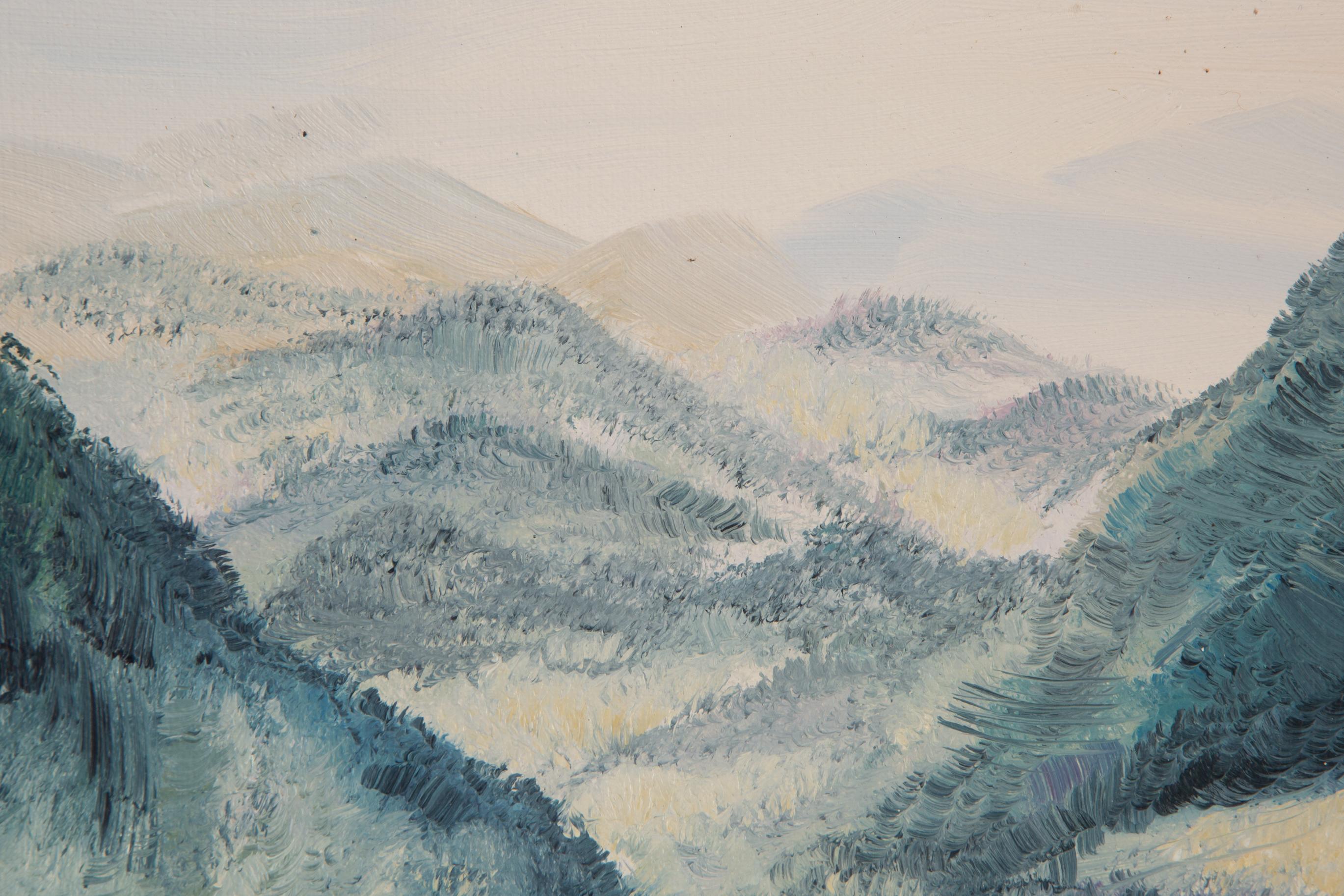 Impressionistisches Original Ölgemälde auf Leinwand „Shan Yin Dao Shang V“ von Tao Yu im Angebot 5