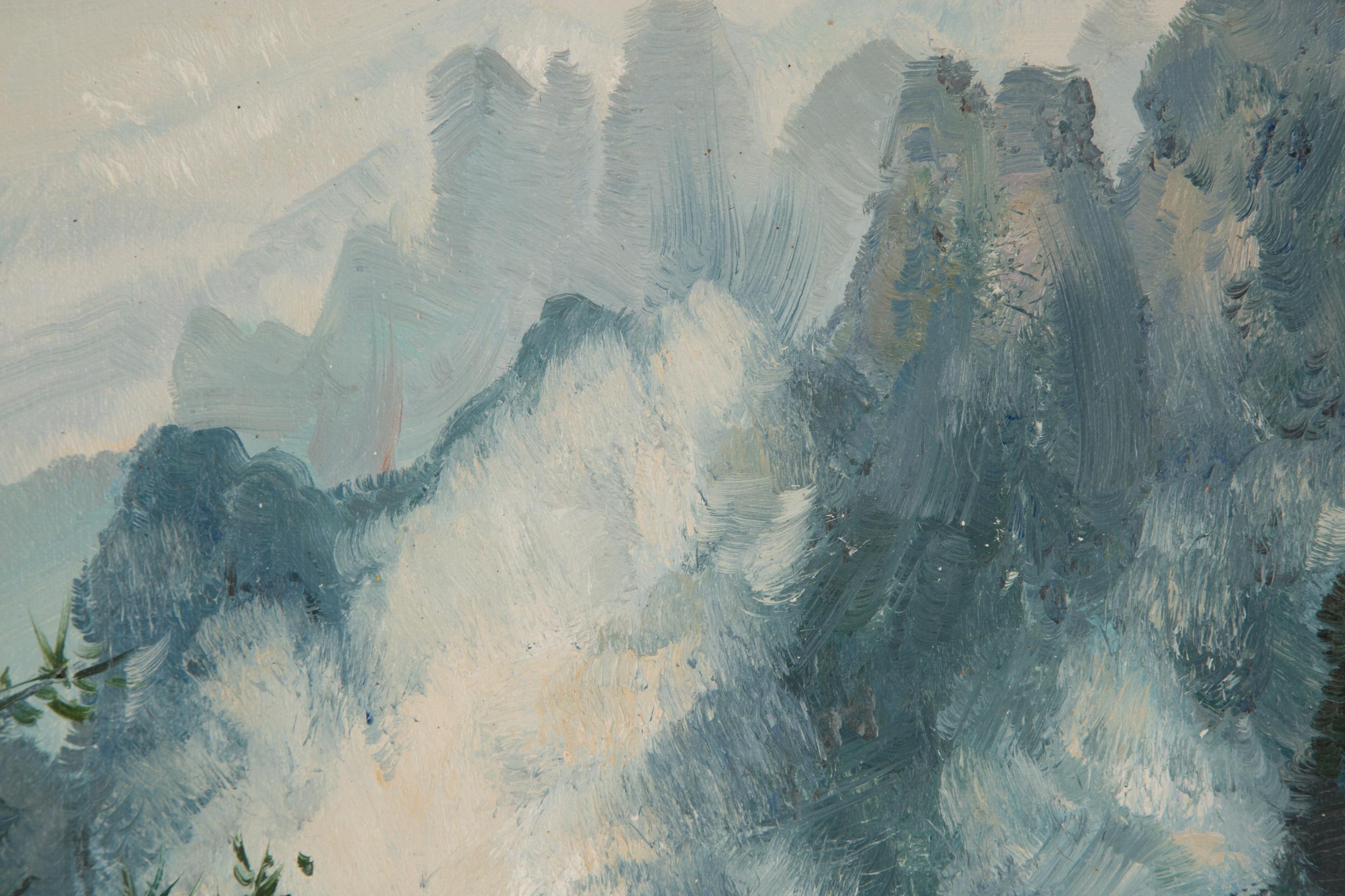 Tao Yu Impressionist Original Oil On Canvas 