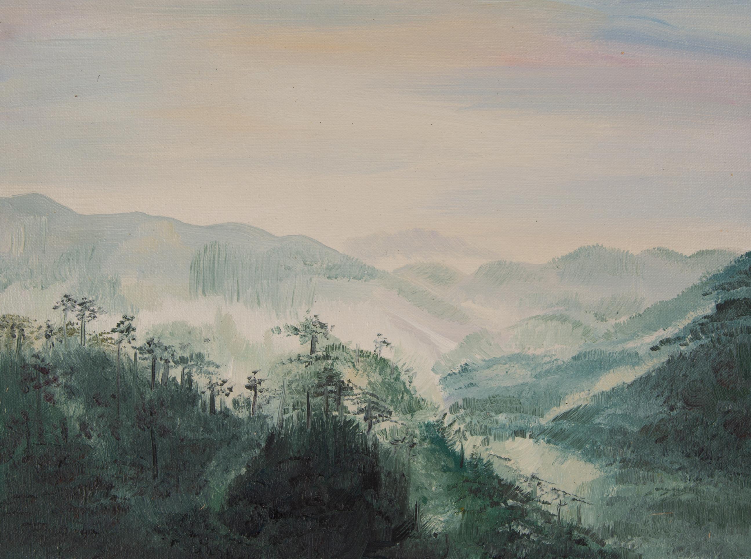 Title: Shan Yin Dao Shang I
Medium: Oil on canvas
Size: 12 x 16 inches
Frame: Framing options available!
Condition: The painting appears to be in excellent condition.
Note: This painting is unstretched
Year: 2000 Circa
Artist: Tao Yu
Signature:
