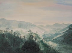 Tao Yu, peinture à l'huile impressionniste originale « Han Yin Dao Shang I »