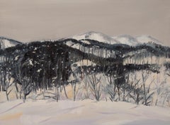Tao Yu Impressionist Original Oil Painting "Snow In Winter"