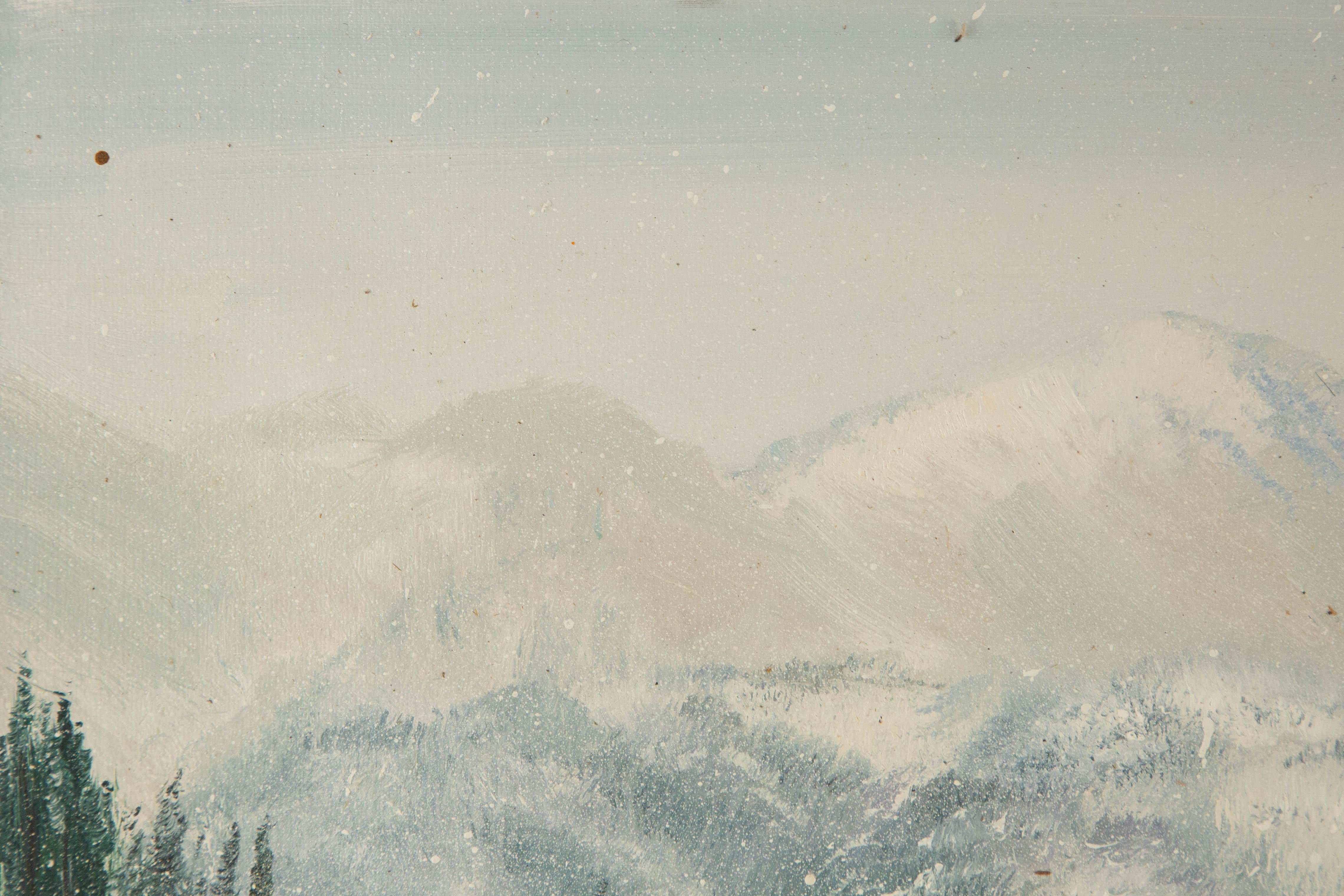 Tao Yu Landscape Original Oil On Canvas 