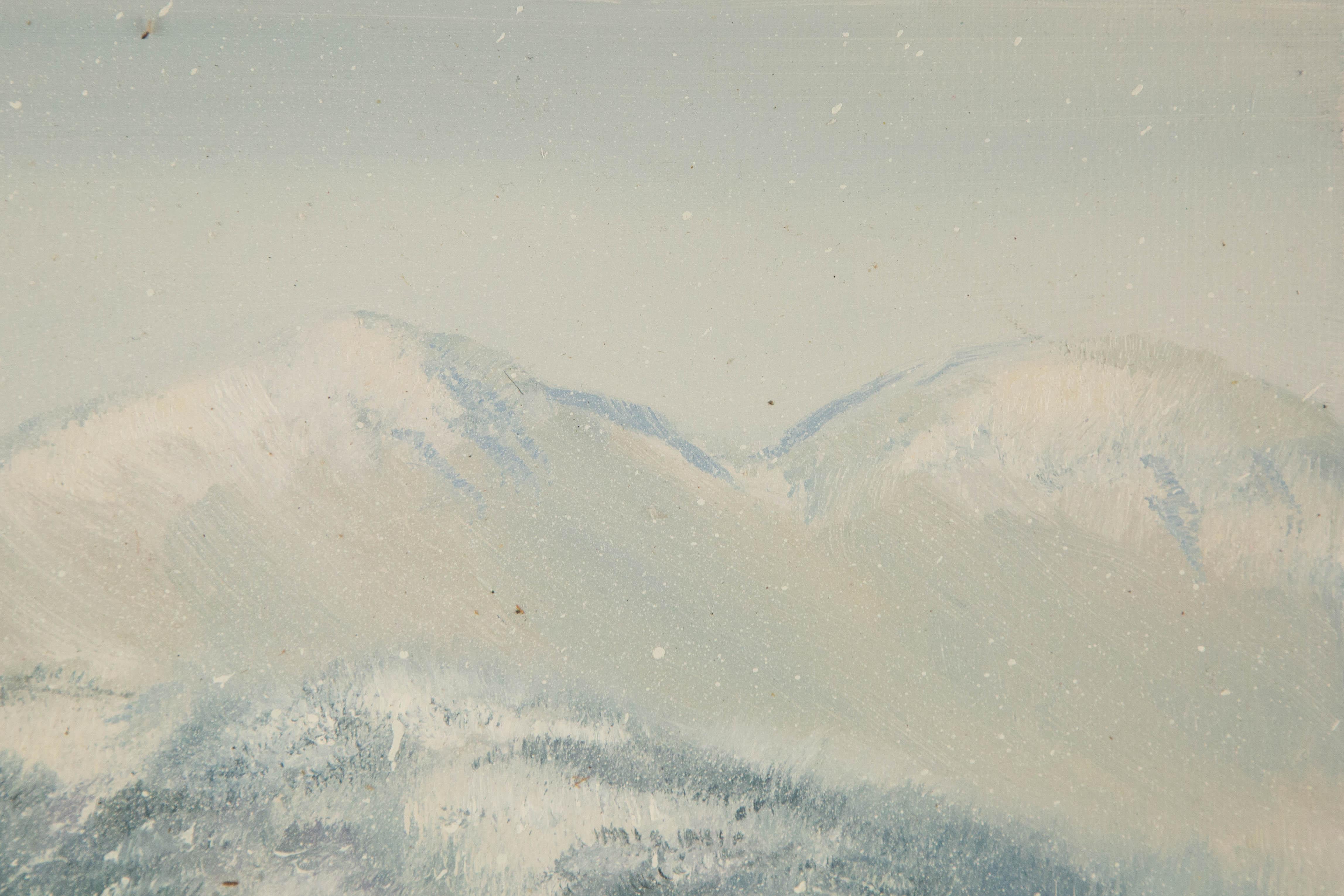 Tao Yu Landscape Original Oil On Canvas 