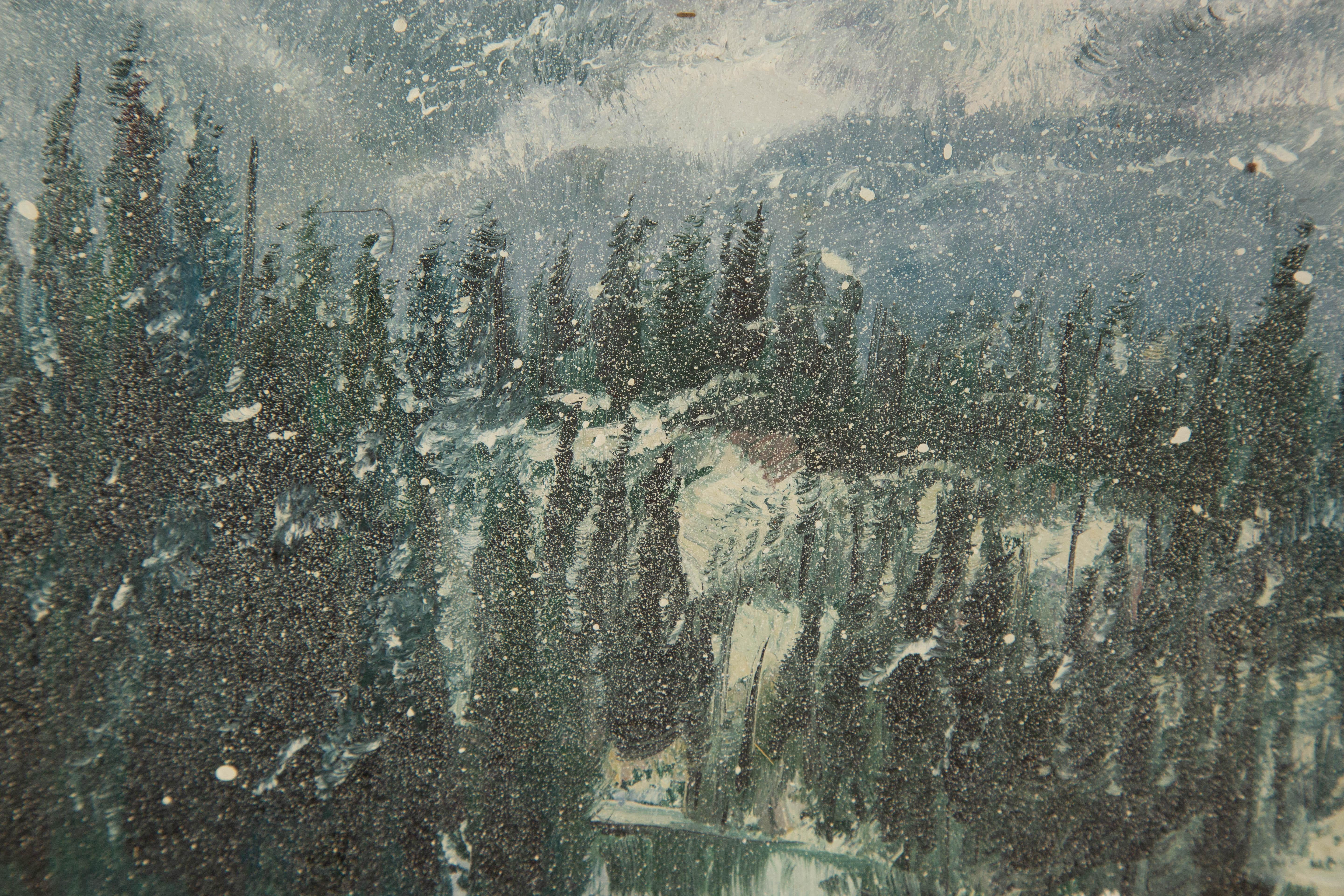 Tao Yu Landscape Original Oil On Canvas 