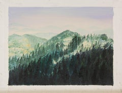 Tao Yu Landscape Original Oil On Canvas "On Shanyin Trail IV"