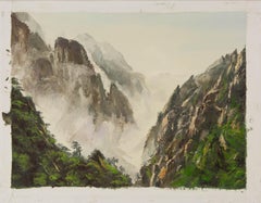 Tao Yu Landscape Original Oil On Canvas "Taihang Mountain III"