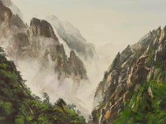 Tao Yu Landschaft Original Öl auf Leinwand "Taihang Mountain III"