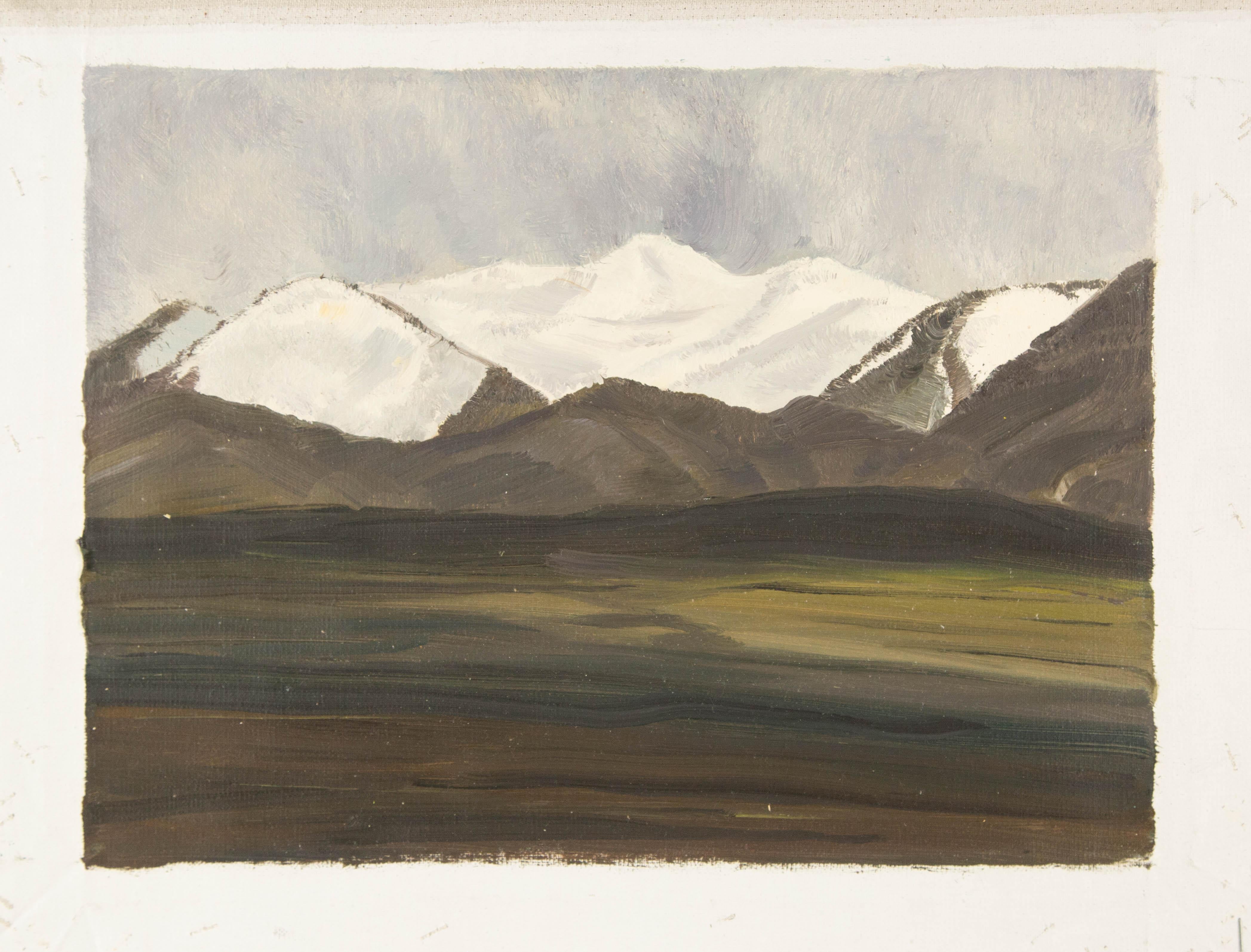 Tao Yu Landschaft Original Öl auf Leinwand 