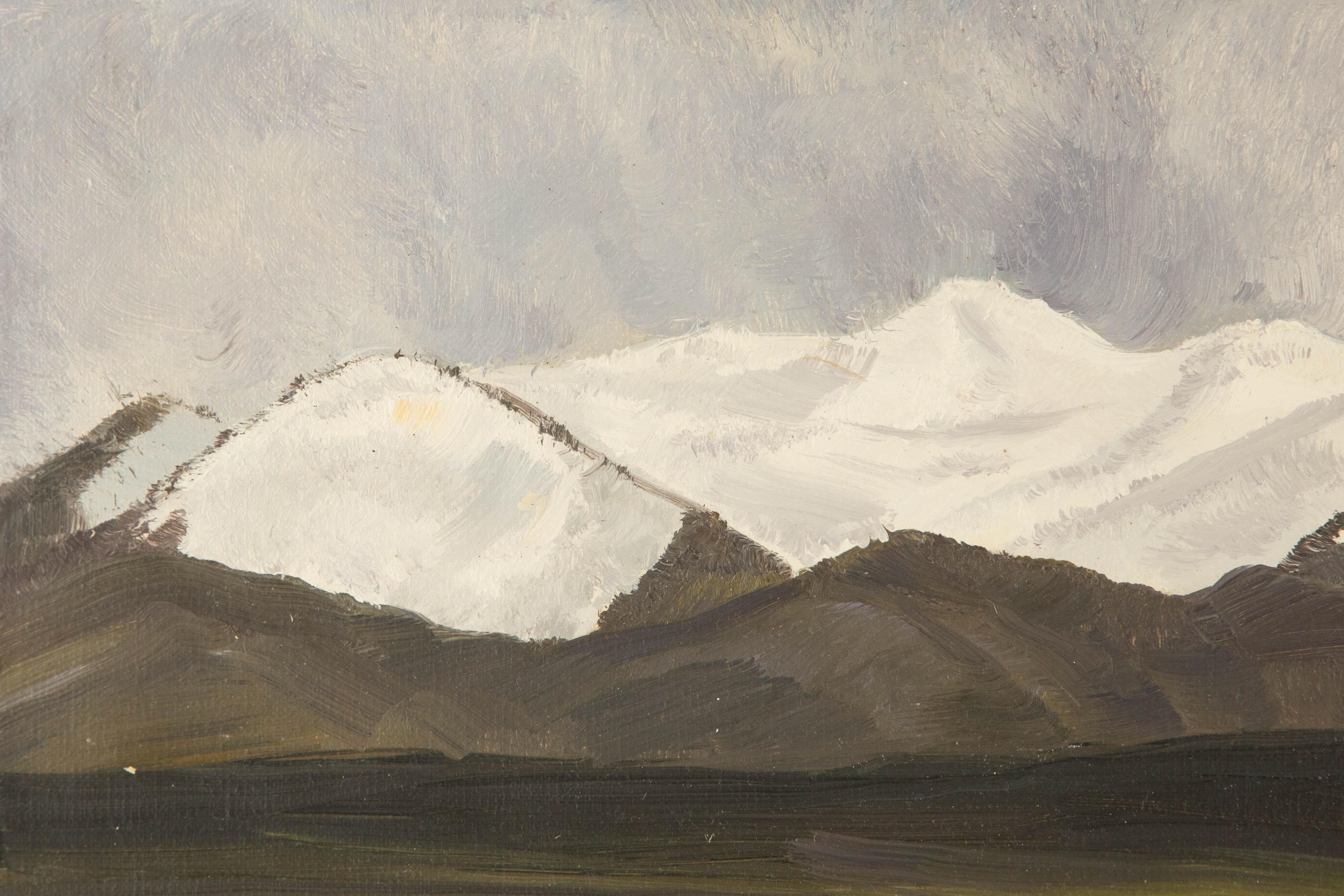 Tao Yu Landschaft Original Öl auf Leinwand 