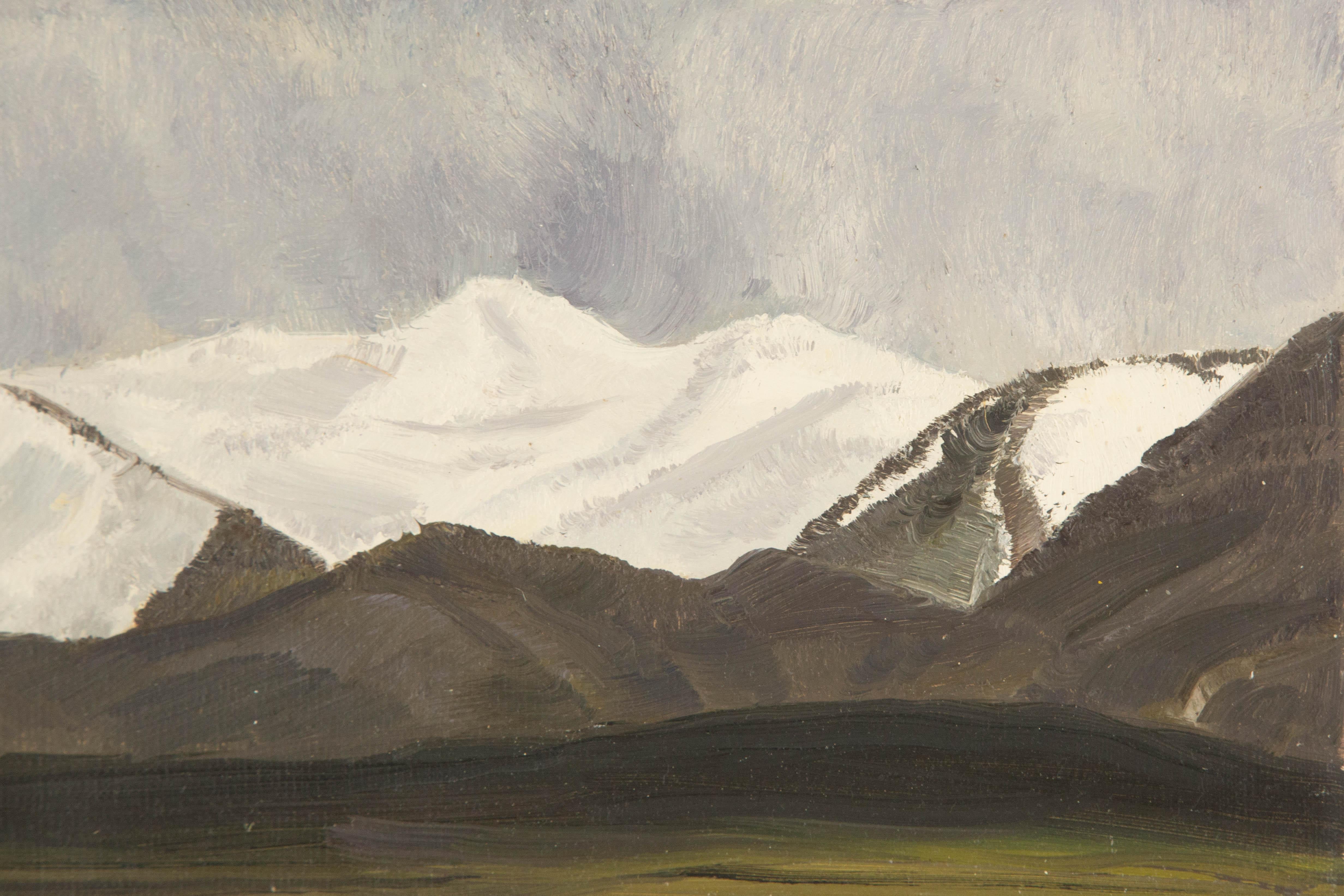 Tao Yu Landschaft Original Öl auf Leinwand 