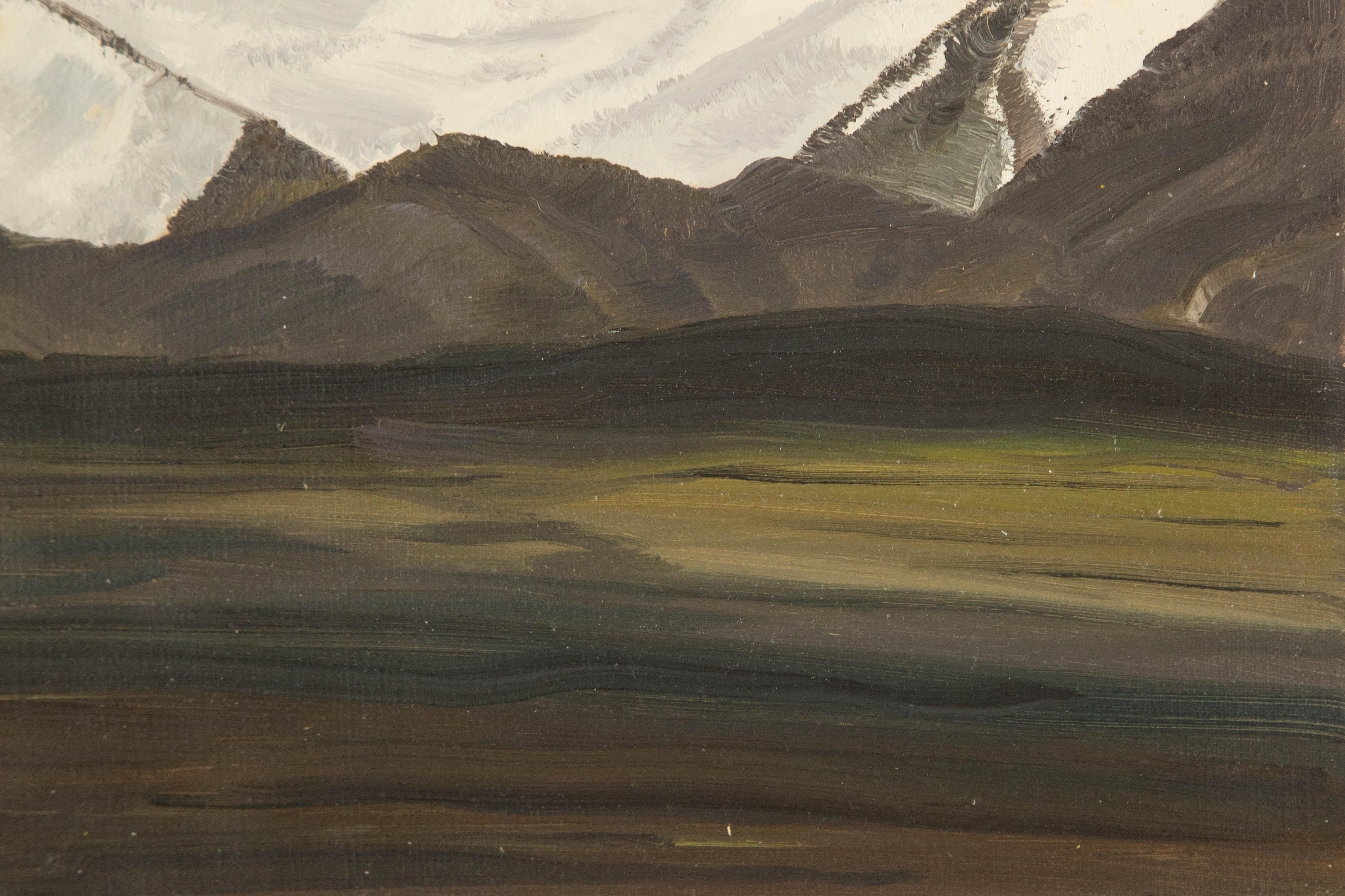 Tao Yu Landschaft Original Öl auf Leinwand 
