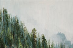 Tao Yu Landscape Original Oil Painting "Autumn Ginkgo II"