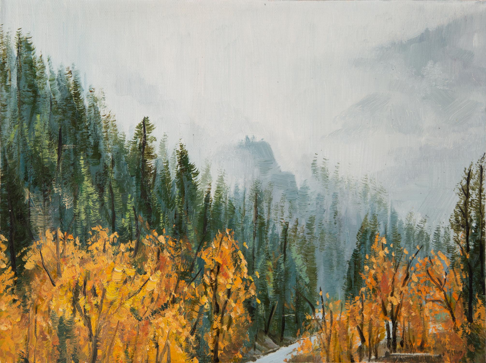  Titel: Herbst-Ginkgo II
 Medium: Öl auf Leinwand
 Größe: 15,75 x 11,75 Zoll
 Rahmen: Einrahmungsmöglichkeiten vorhanden!
 Alter: 2000er Jahre
 Zustand: Das Gemälde scheint in ausgezeichnetem Zustand zu sein.
 Anmerkung: Dieses Gemälde ist nicht