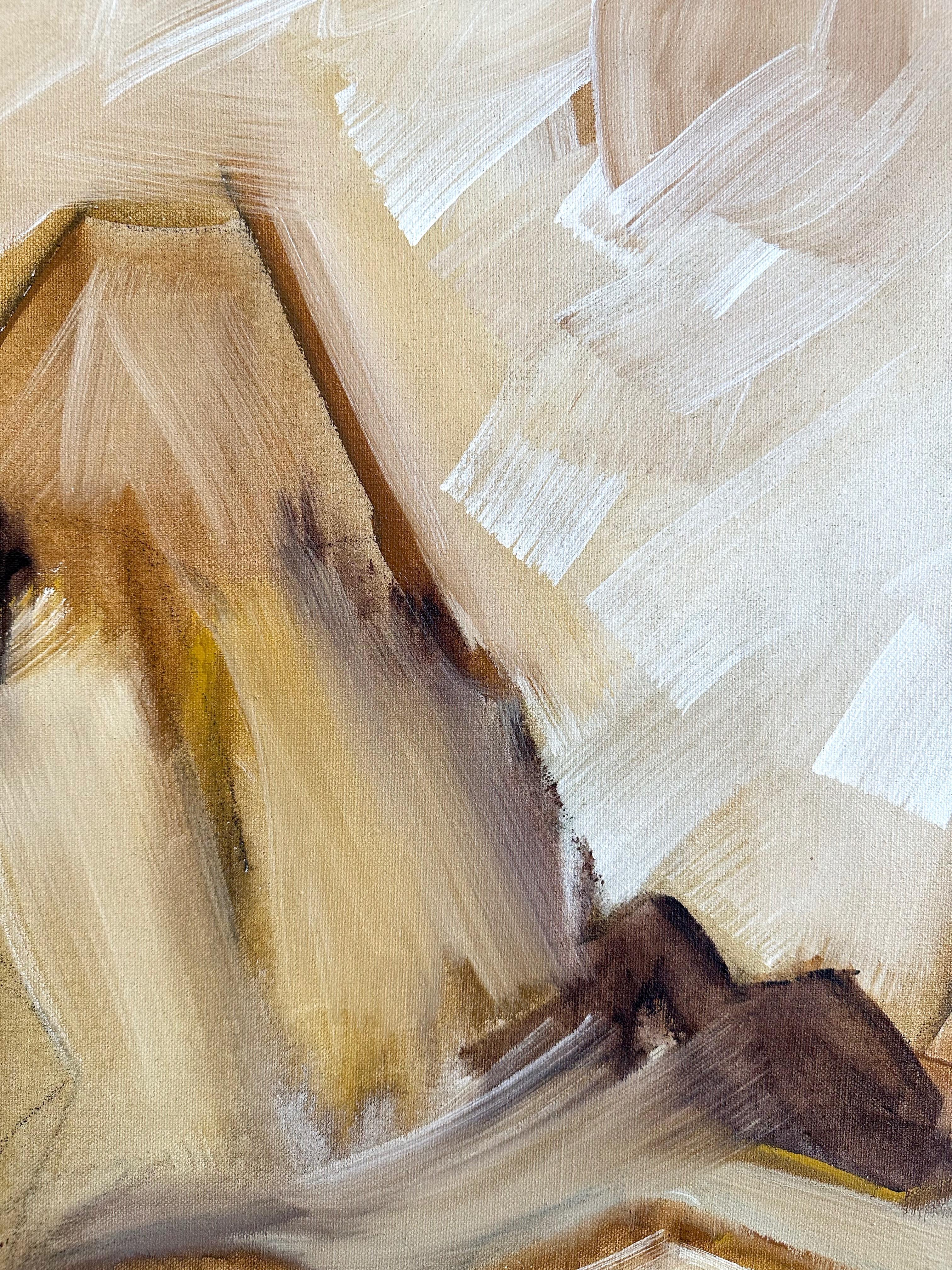 TaoGaea (Eddie Powell), “Mountains”, Large Expressionist Oil Painting, 1970 2