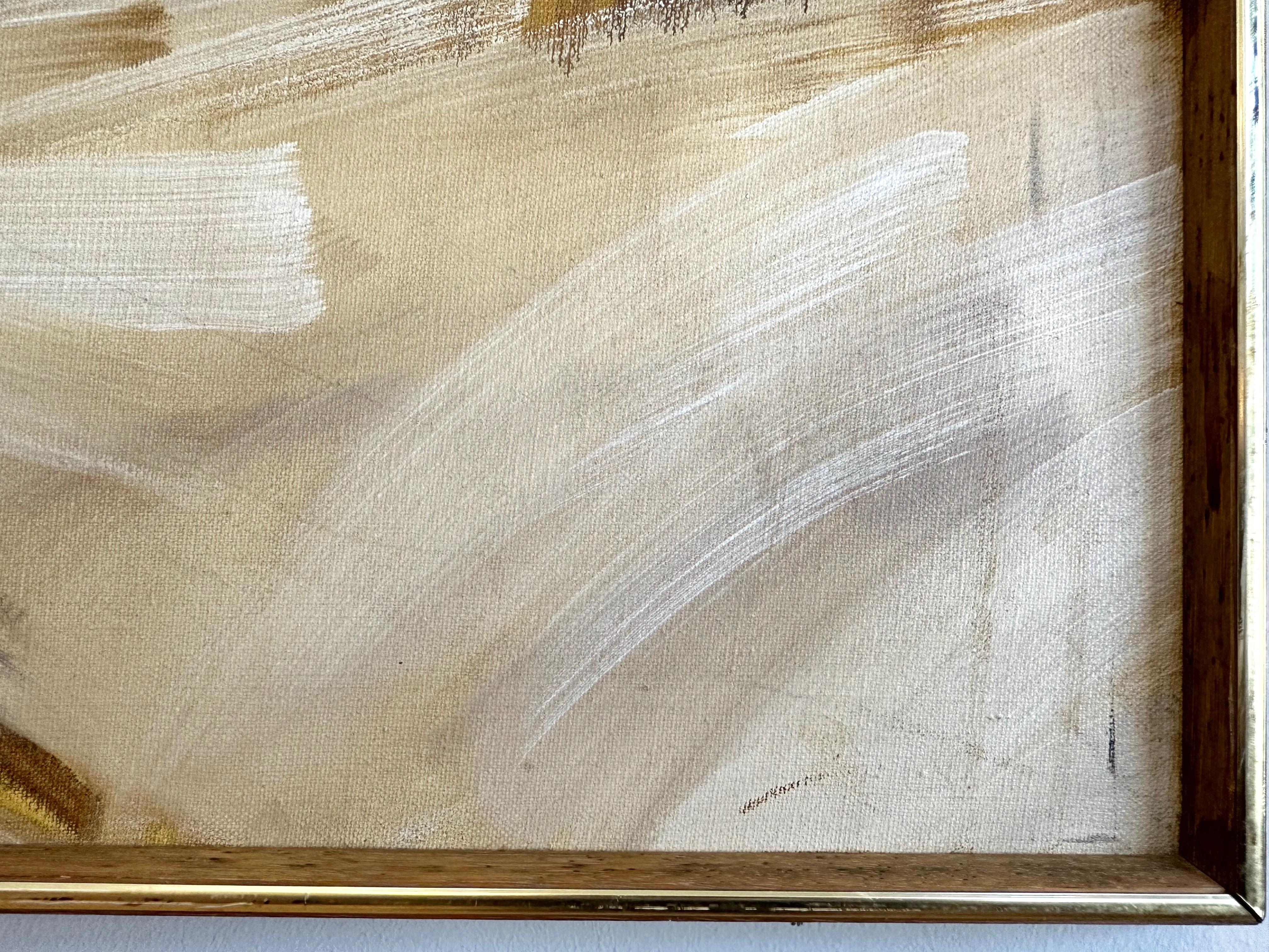 TaoGaea (Eddie Powell), “Mountains”, Large Expressionist Oil Painting, 1970 8