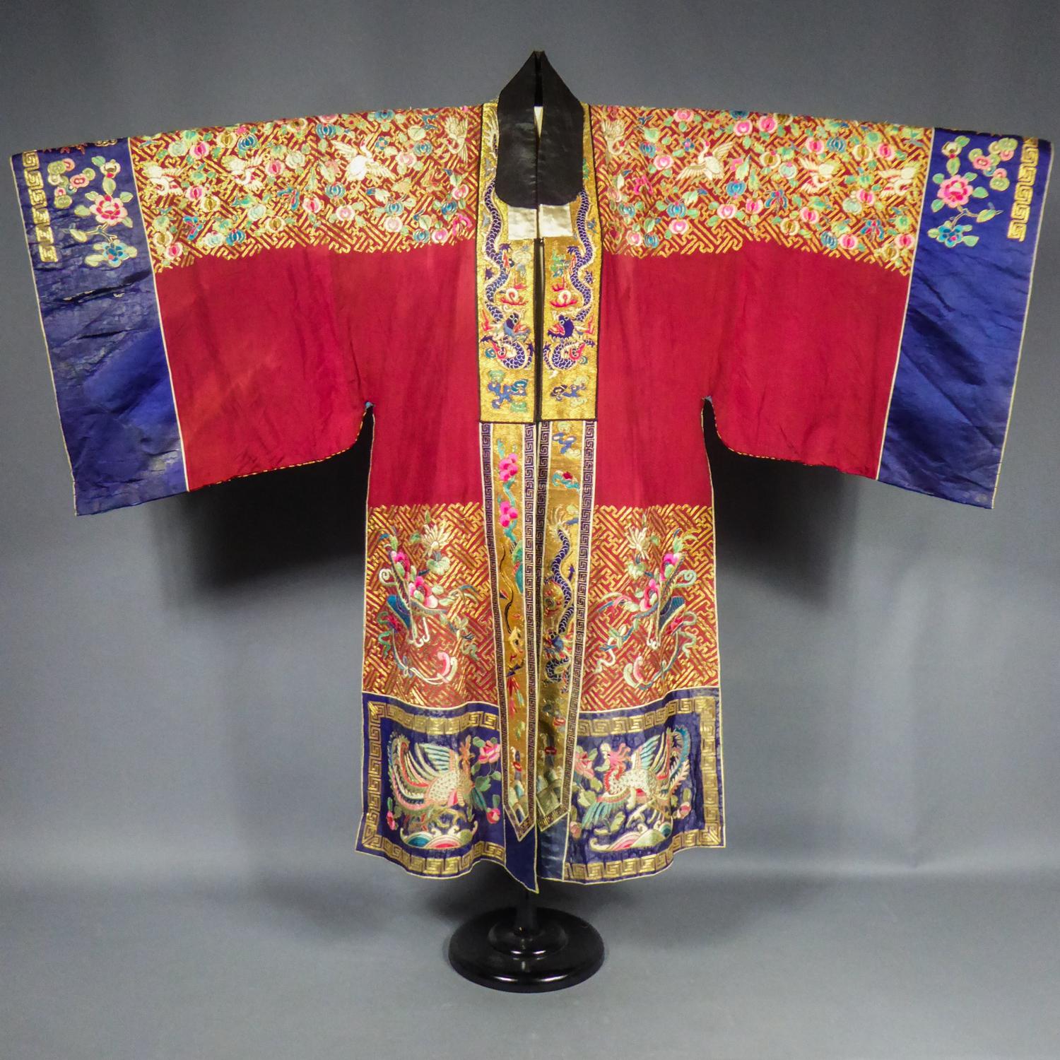 Taoist Chinese Ceremonial Golden Embroidered Coat - China Winter 1874 7