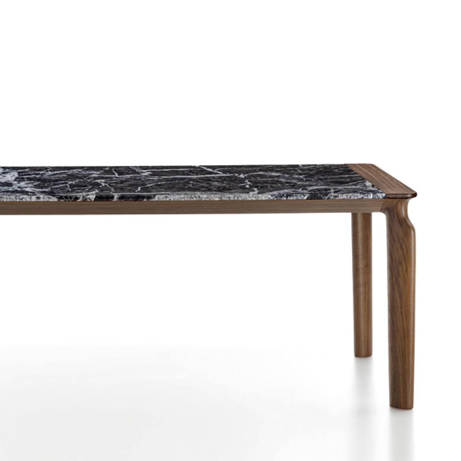 Fait main Table de salle à manger en marbre Taorma en vente
