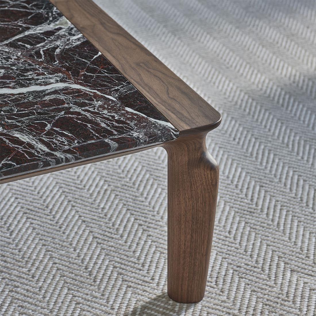 Marbre Table basse rectangulaire Taorma en vente