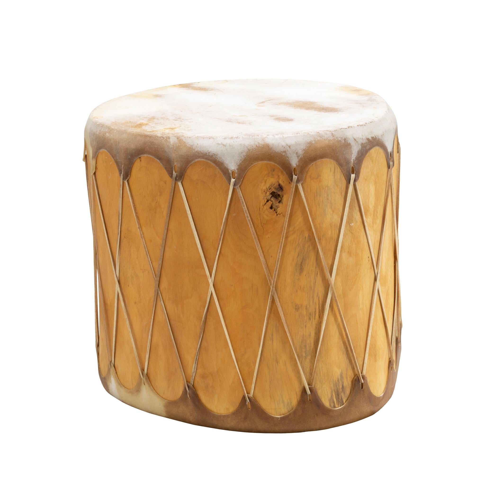 American Taos Pueblo Pow-Wow Drum For Sale