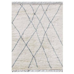 Taos Winter White Contemporary Flokati Rug