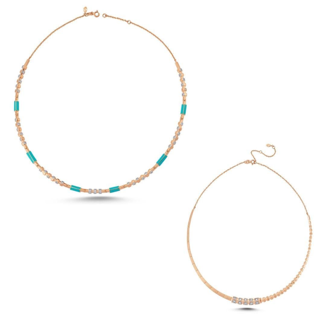 Dragon Lady Collection is inspired by the fire element which is one of the elements that represents our life energy. The main form of the collection is dragon; it is the symbol of strength, courage and prosperity.

Taotie Necklace in Rose Gold with