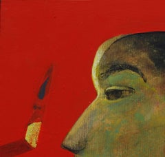 Iluminado, Acrílico sobre Lienzo por Artista Contemporáneo "En Stock"