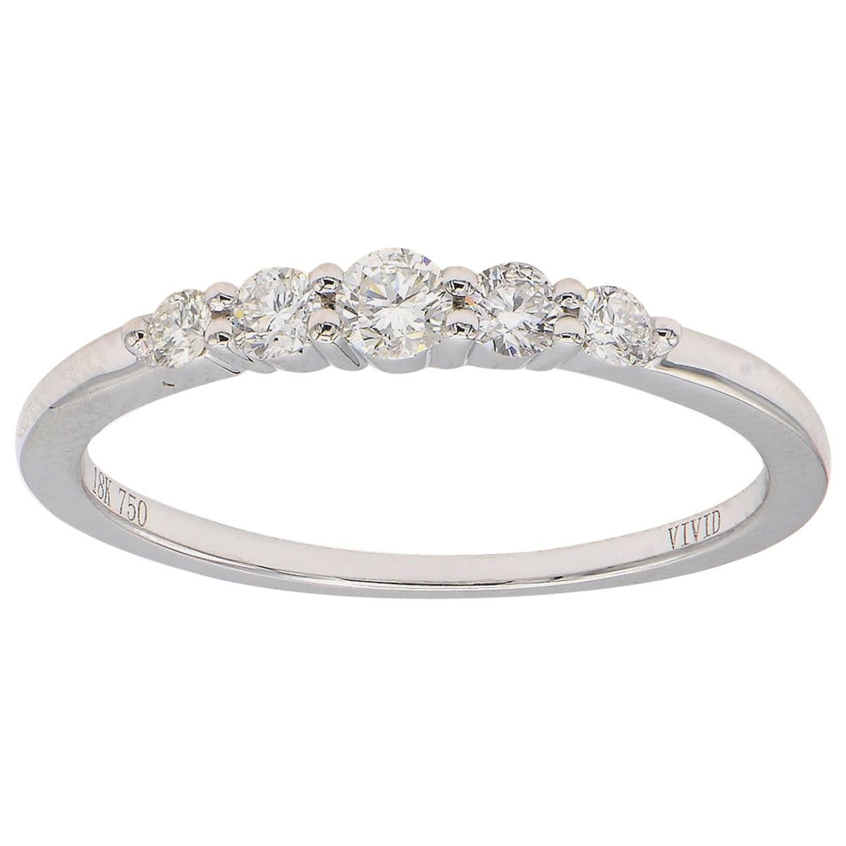 Tapered 5-Stone Diamond Ring