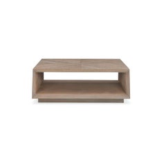 Tapered Ash Modern Coffee Table
