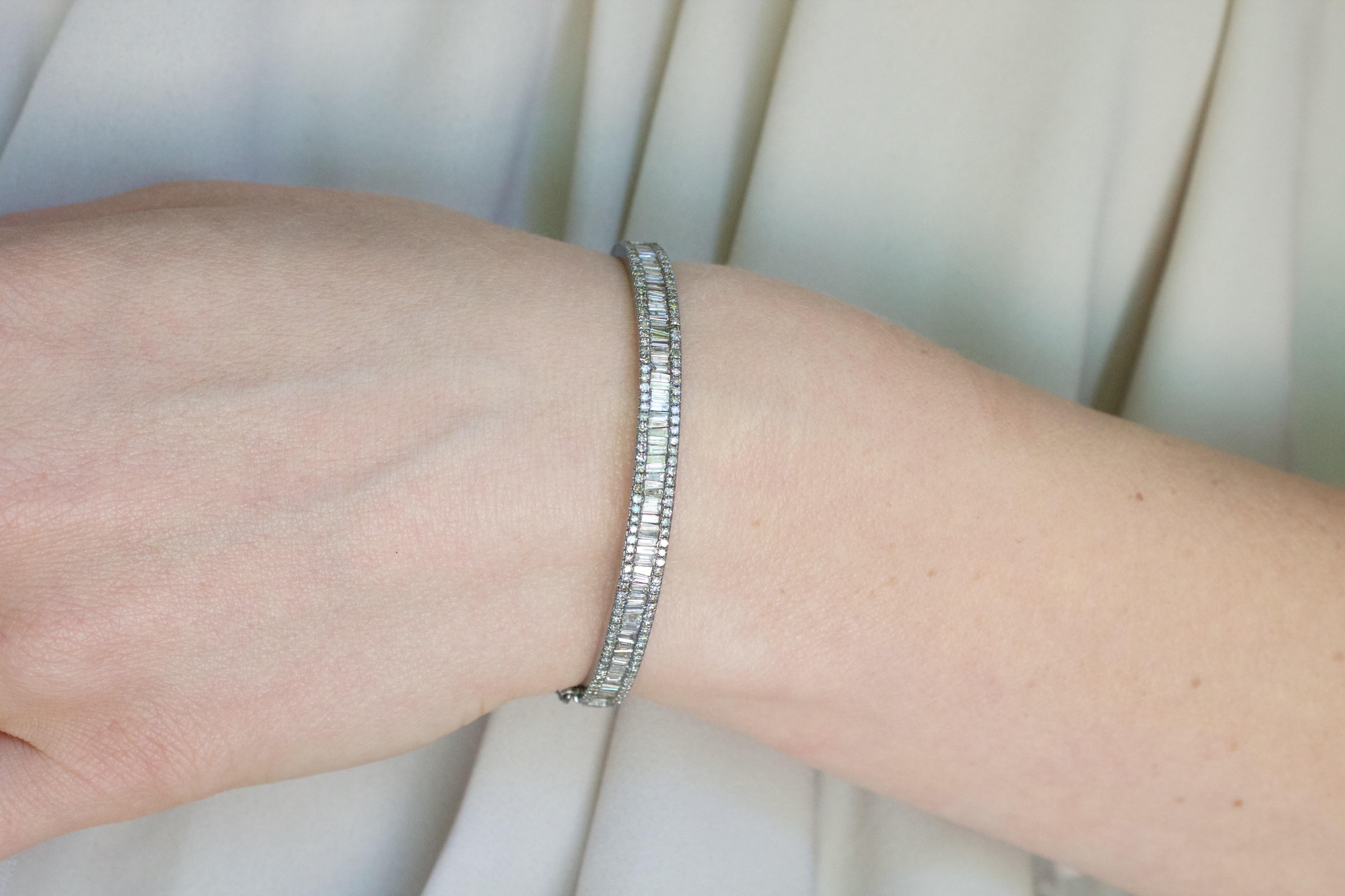 baguette bangle bracelet