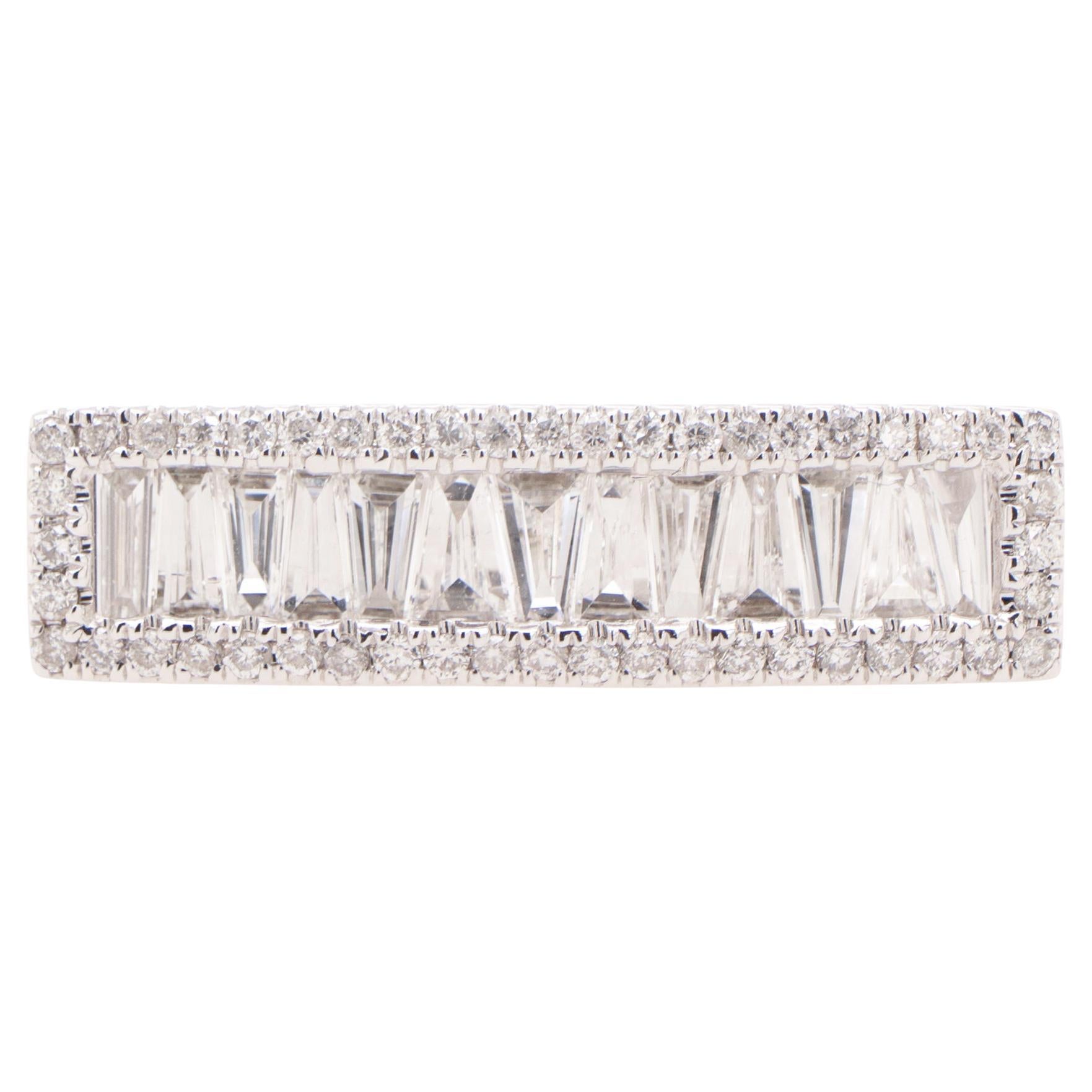 Tapered Baguettes Diamond Cocktail Ring