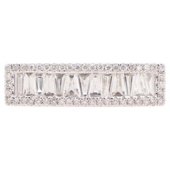 Tapered Baguettes Diamond Cocktail Ring