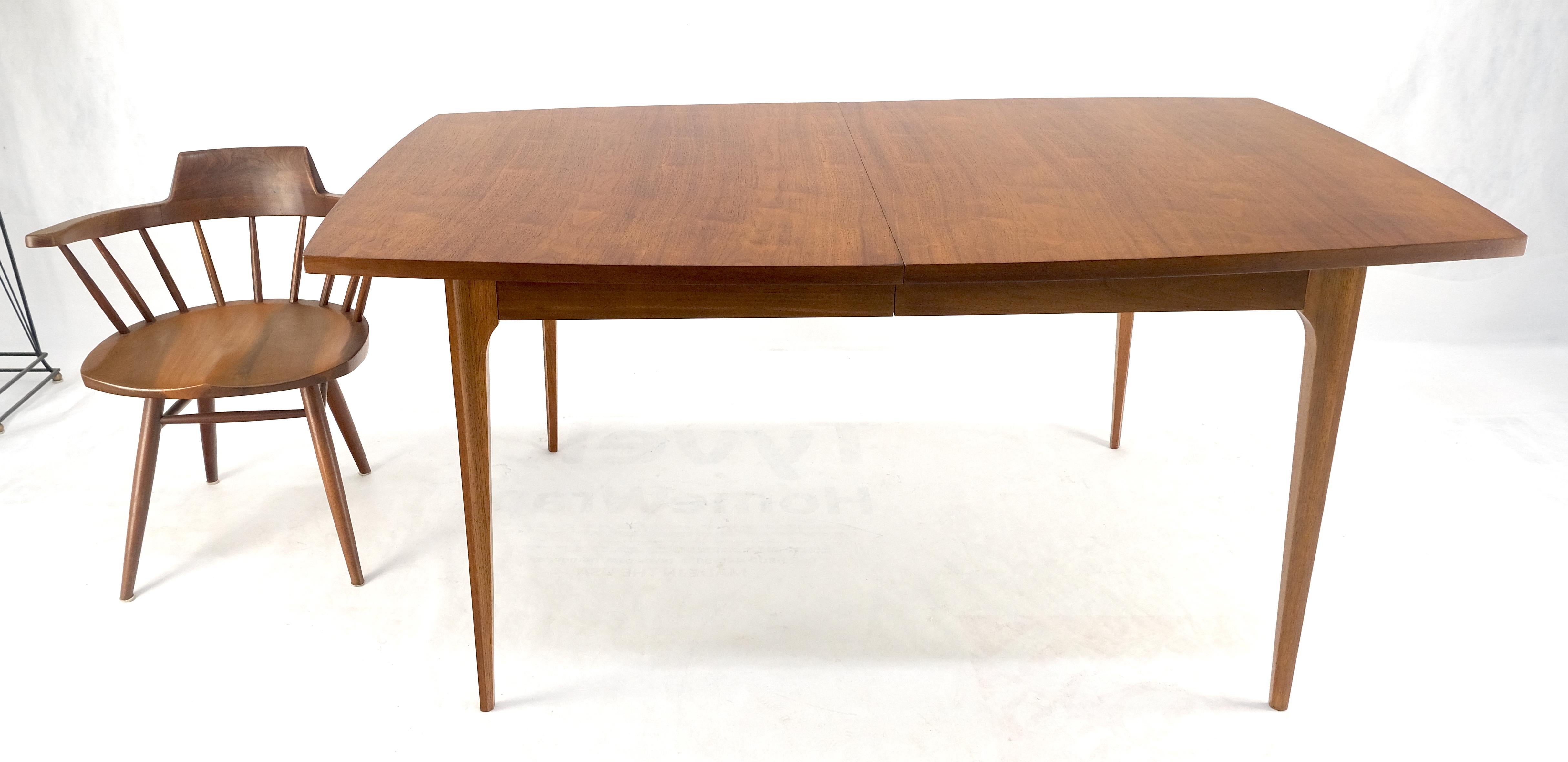 Tapered Legs Walnuss 3 Blätter Dänisch Mid Century 66