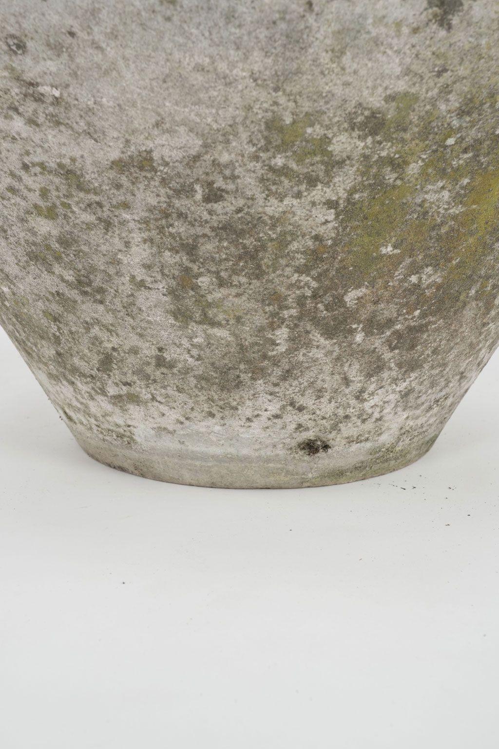 Mid-20th Century Tapered Round Concrete Willy Guhl Planter For Sale