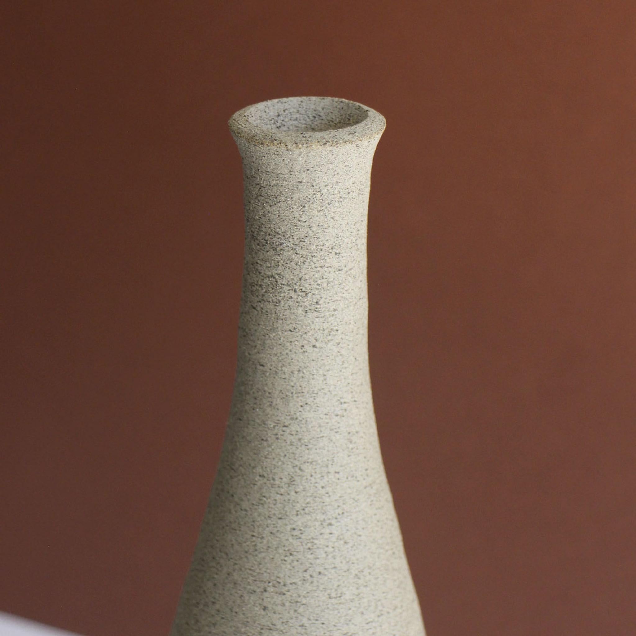 Tapered Sand Decorative Vase For Sale 1