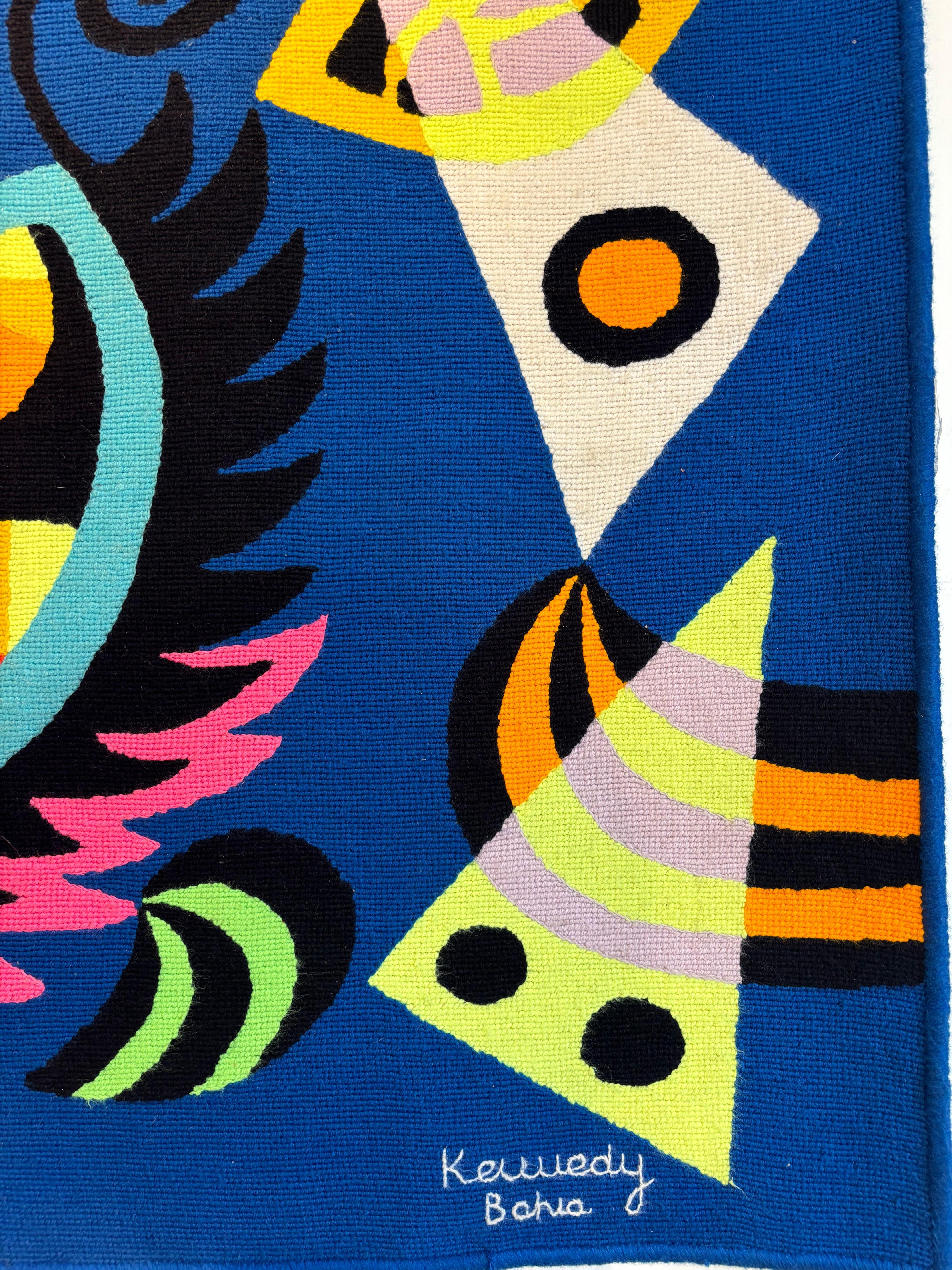 Wandteppich von Kennedy Bahia (Ende des 20. Jahrhunderts) im Angebot