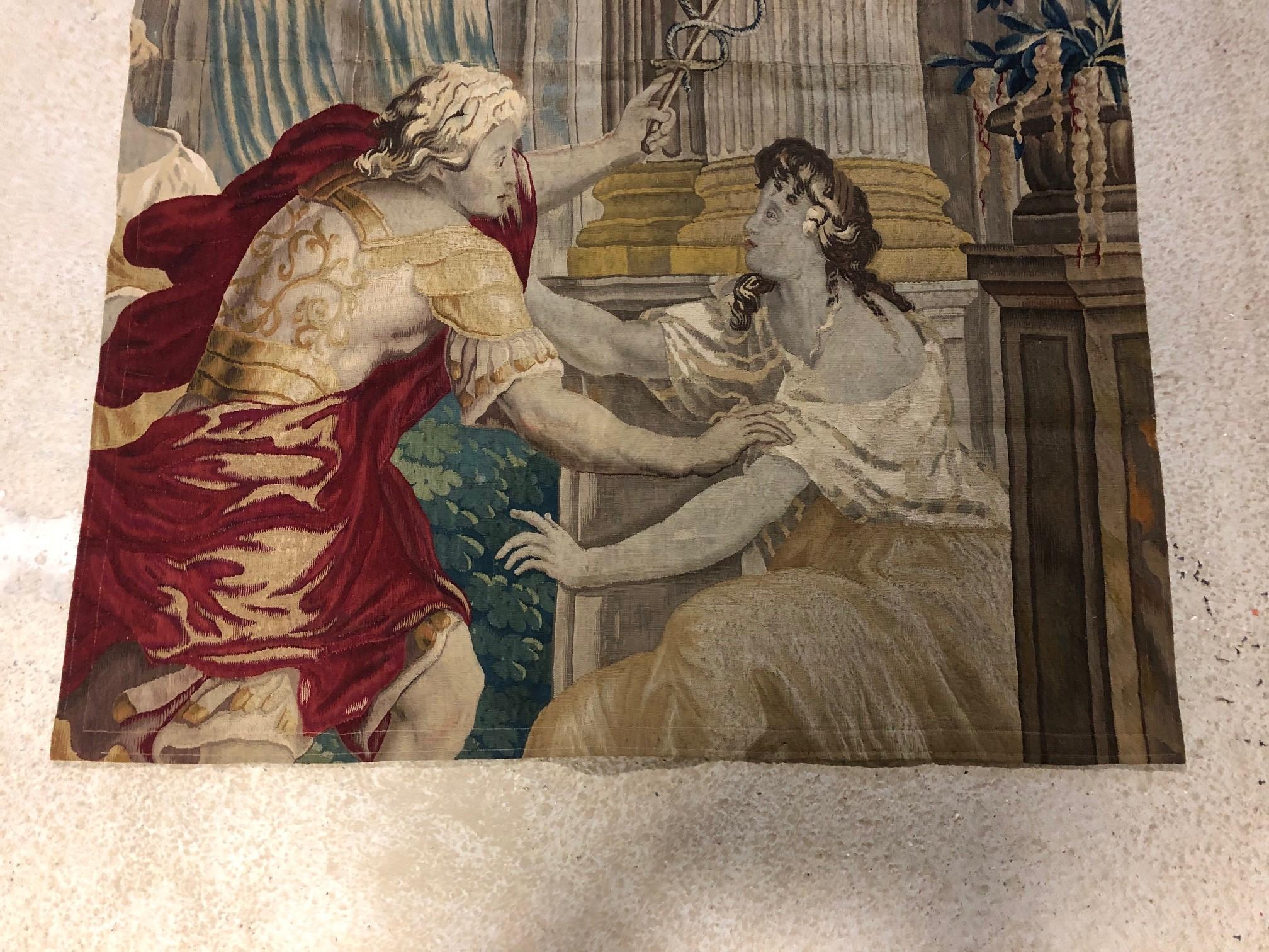 Greco Roman Tapestry Beauvais, 18th Century For Sale