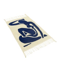 Tapestry Blue Nude, inspired Matisse, 1980s