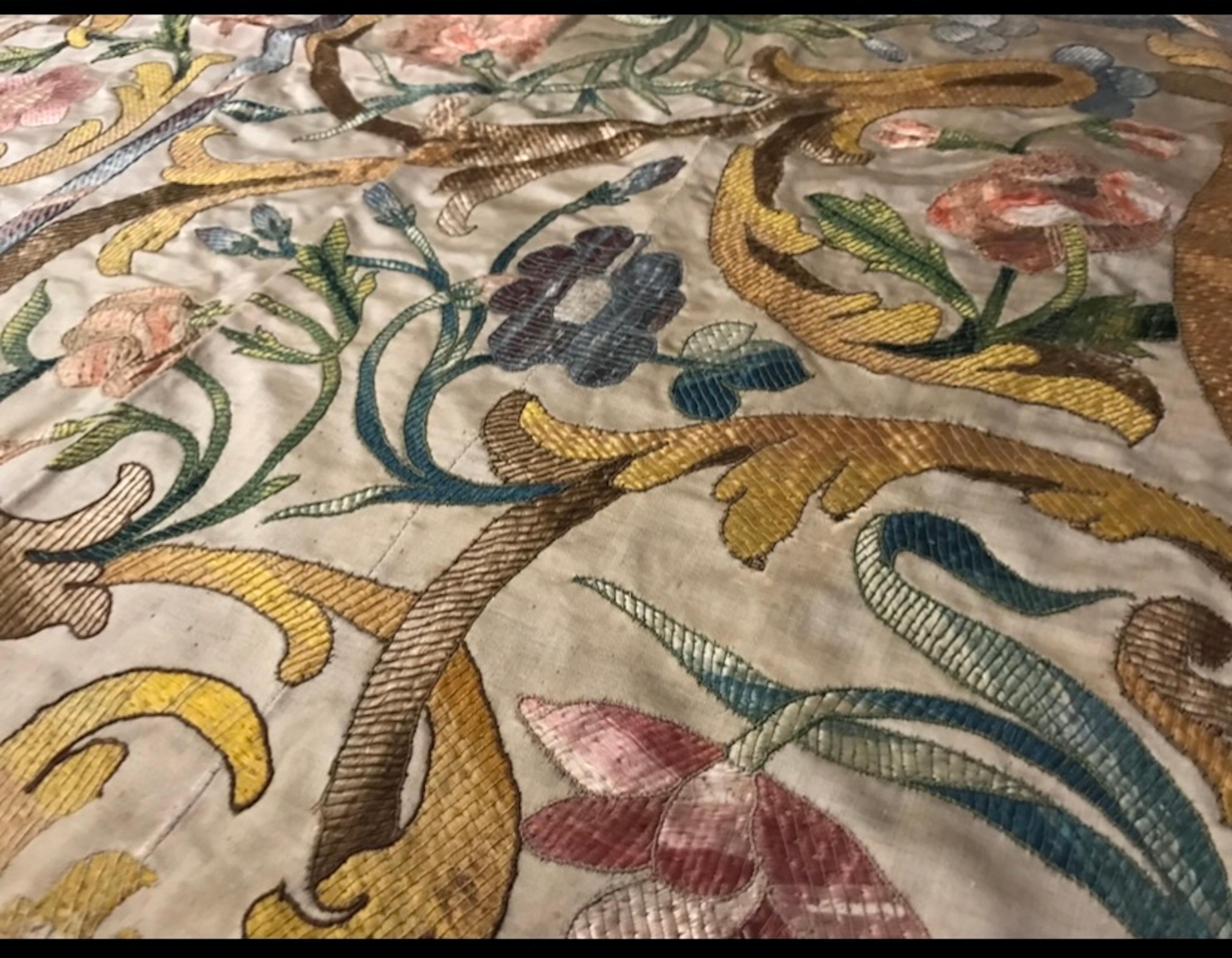 Fabric Tapestry Brocard 19s master pièce from Museum collection , France XIX  For Sale